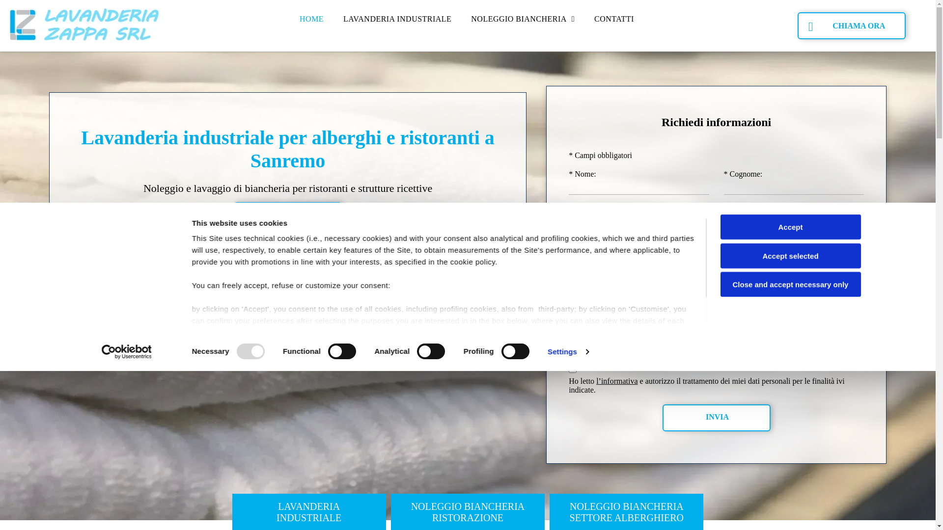 website screenshot of https://lavanderiazappa.it/