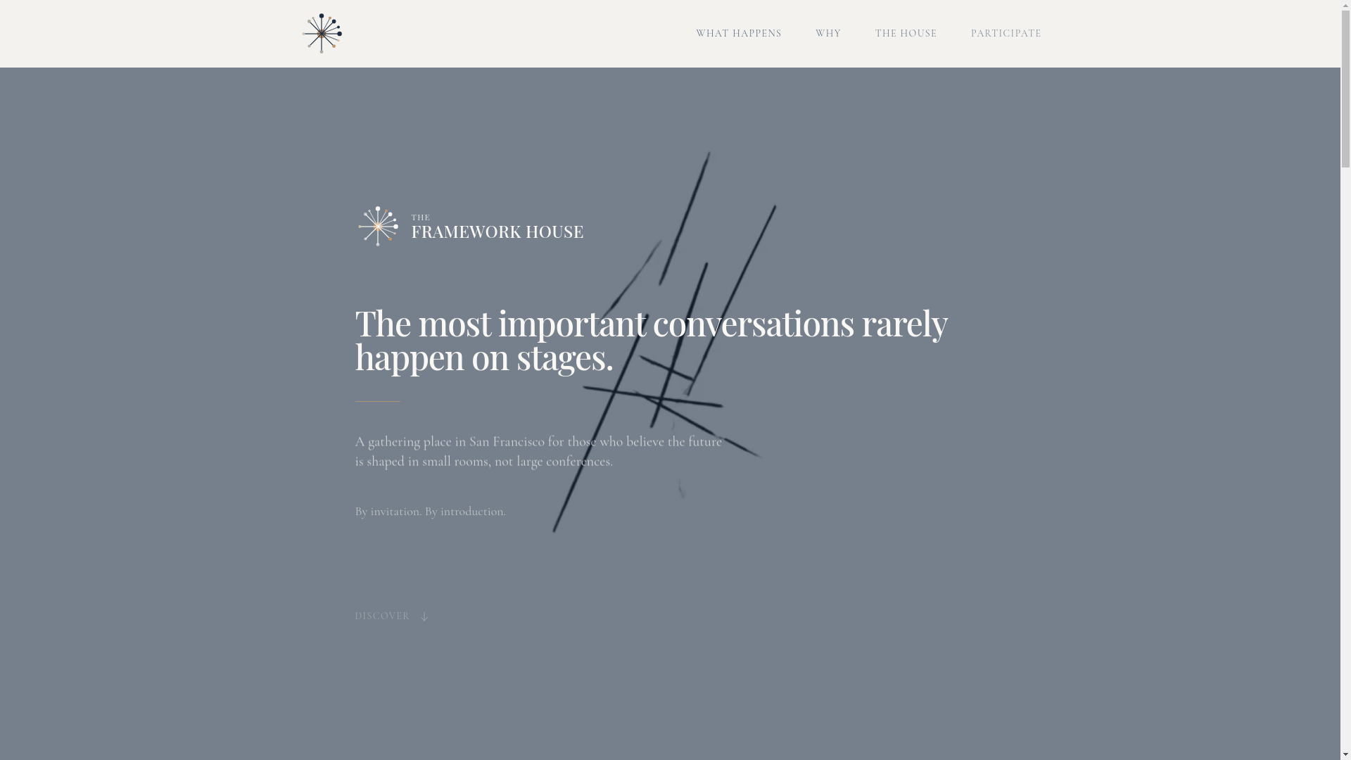website screenshot of https://theframeworkhouse.com/
