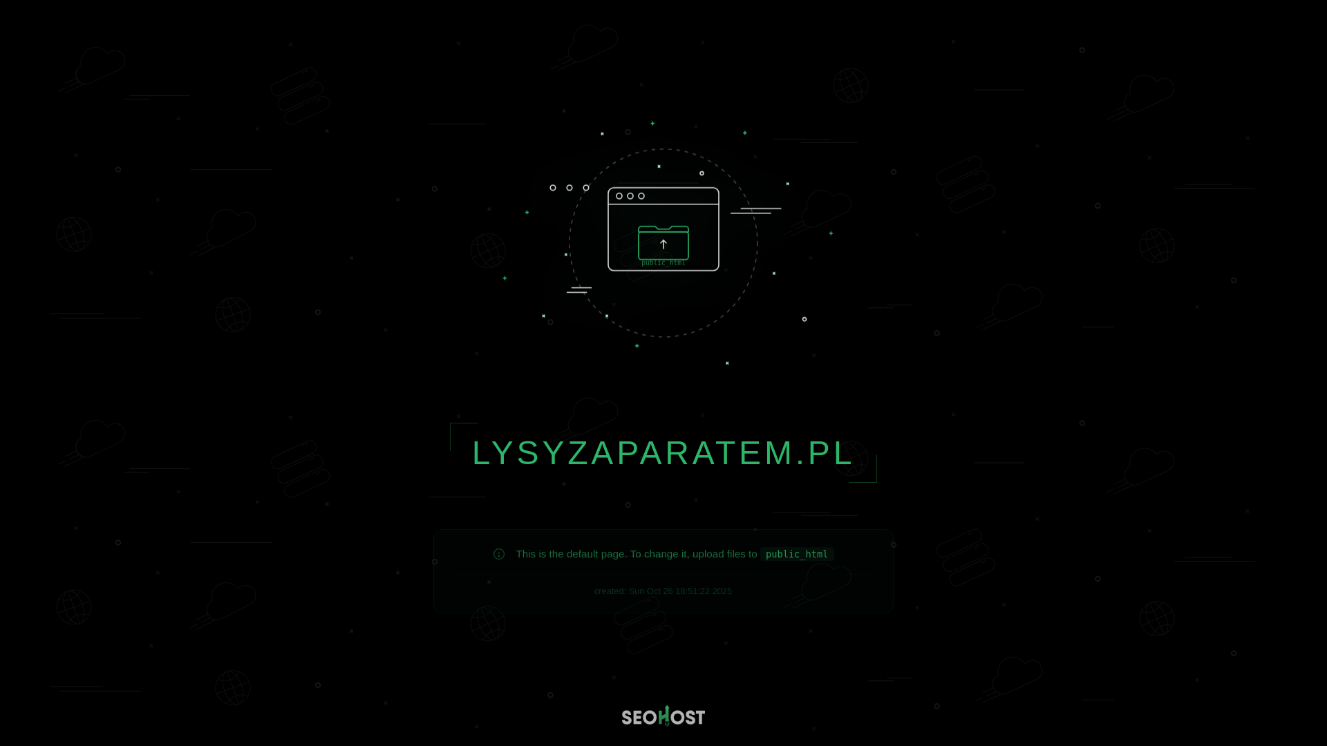 website screenshot of https://lysyzaparatem.pl/