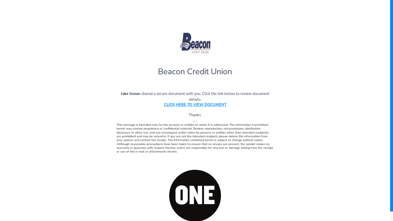 website screenshot of https://www.tkpd.me/beaconcreditunion