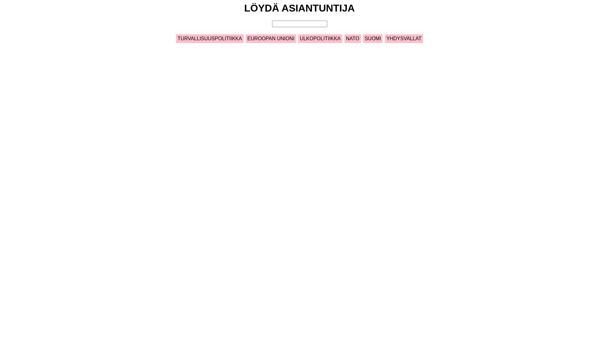 website screenshot of https://upt2025-etsi-asiantuntija-2025-demo.pages.dev/