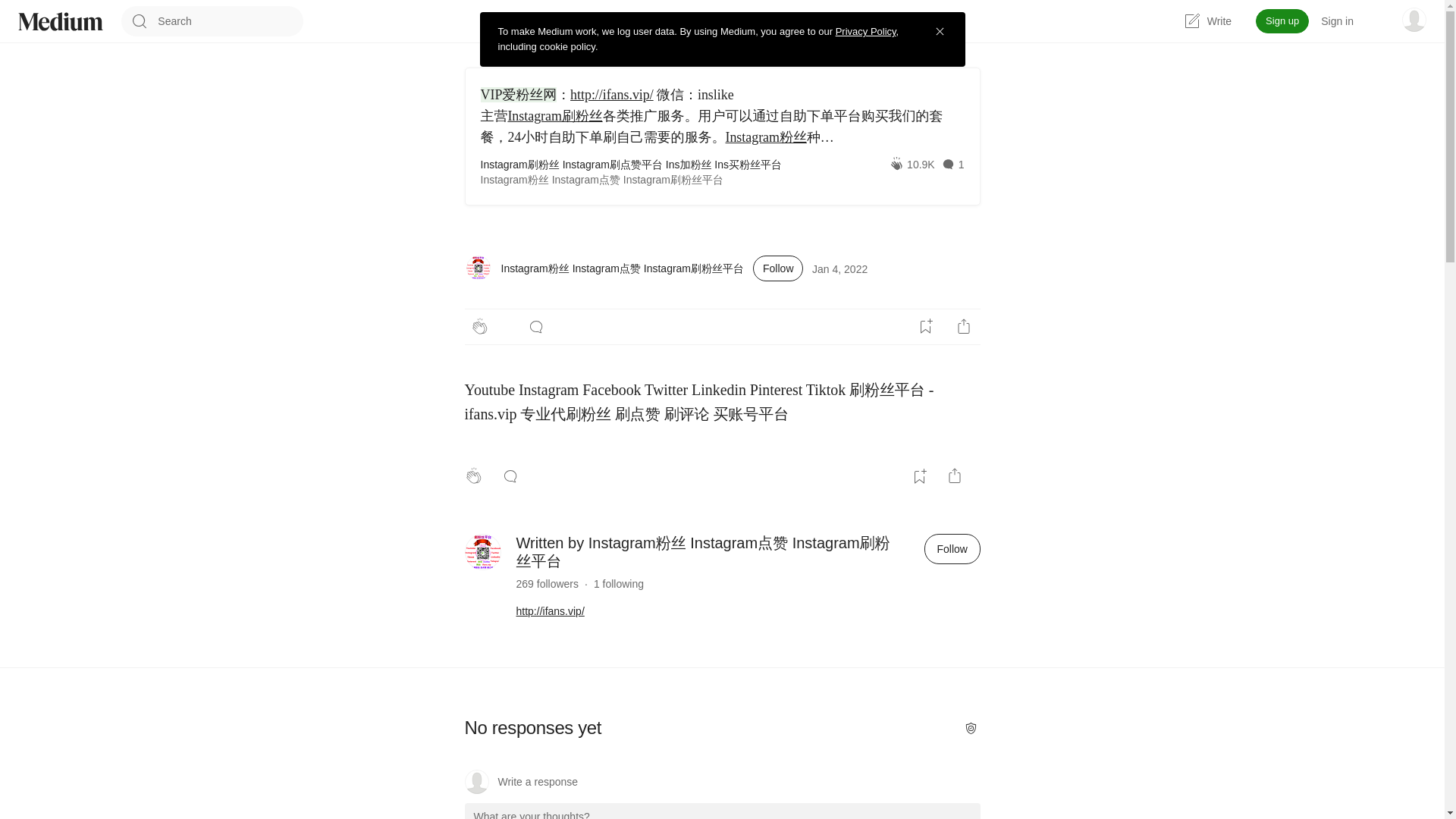website screenshot of https://instagramfensi.medium.com/youtube-instagram-facebook-twitter-linkedin-pinterest-tiktok-%E5%88%B7%E7%B2%89%E4%B8%9D%E5%B9%B3%E5%8F%B0-ifans-vip-%E4%B8%93%E4%B8%9A%E4%BB%A3%E5%88%B7%E7%B2%89%E4%B8%9D-%E5%88%B7%E7%82%B9%E8%B5%9E-%E5%88%B7%E8%AF%84%E8%AE%BA-%E4%B9%B0%E8%B4%A6%E5%8F%B7%E5%B9%B3%E5%8F%B0-a1661967a9b0