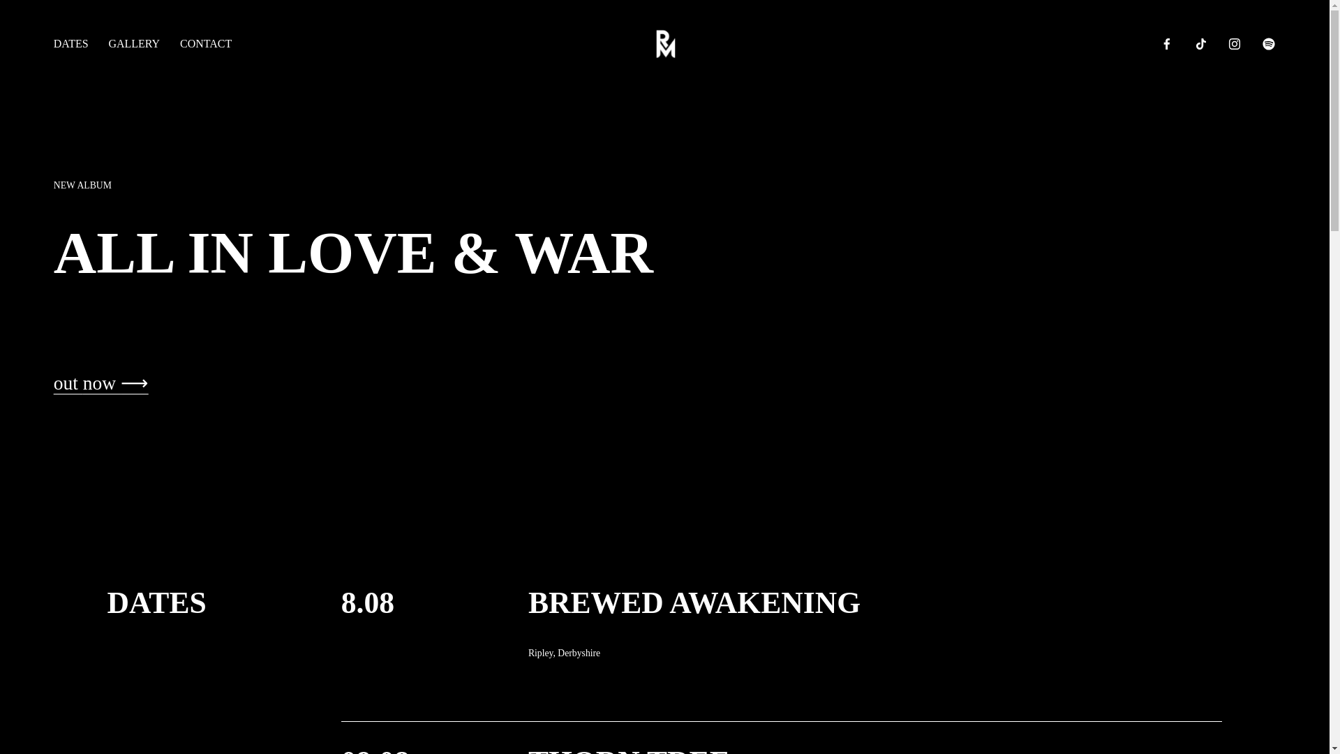 website screenshot of https://rowanmarsh.co.uk/