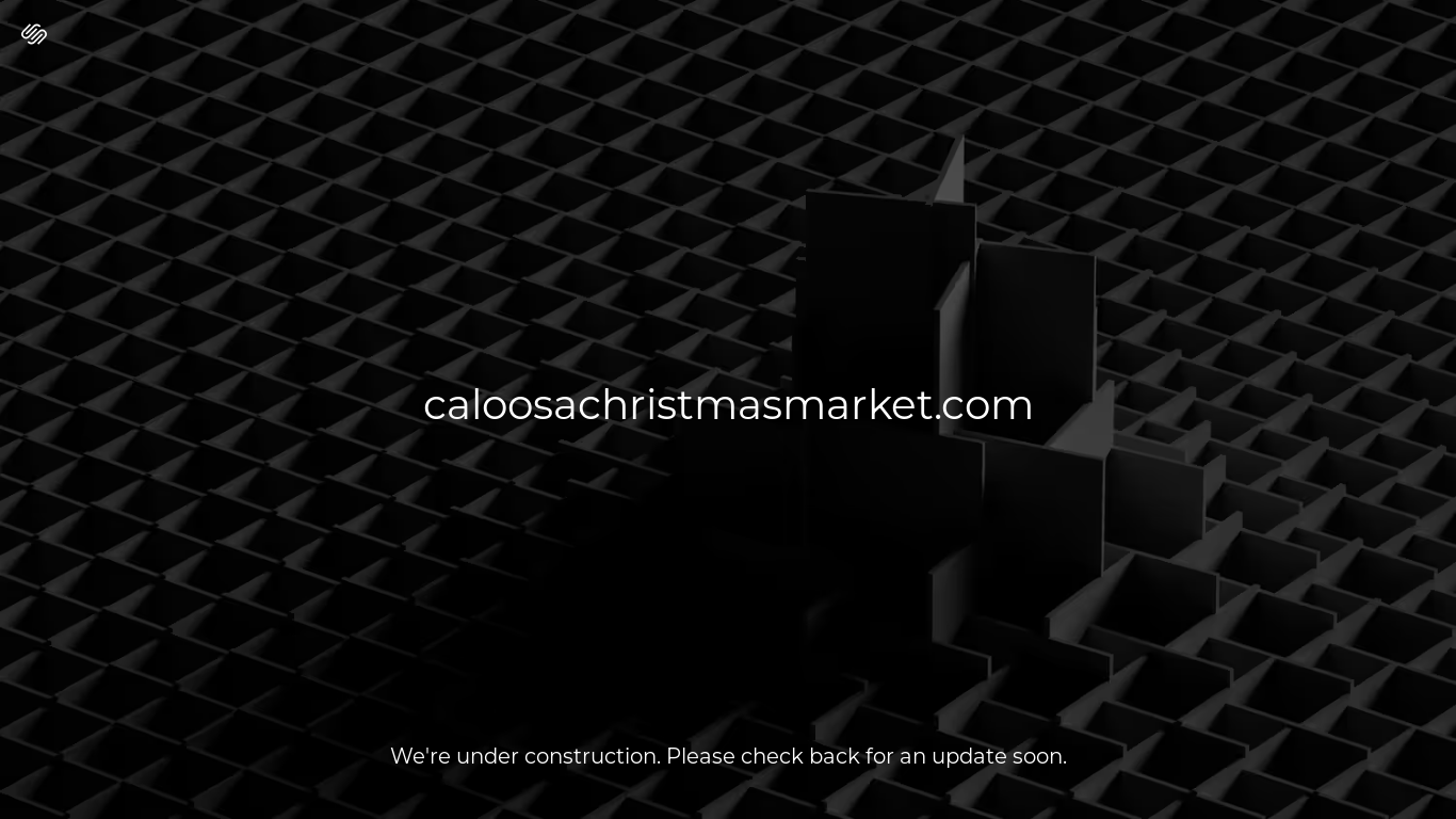 website screenshot of https://caloosachristmasmarket.com/