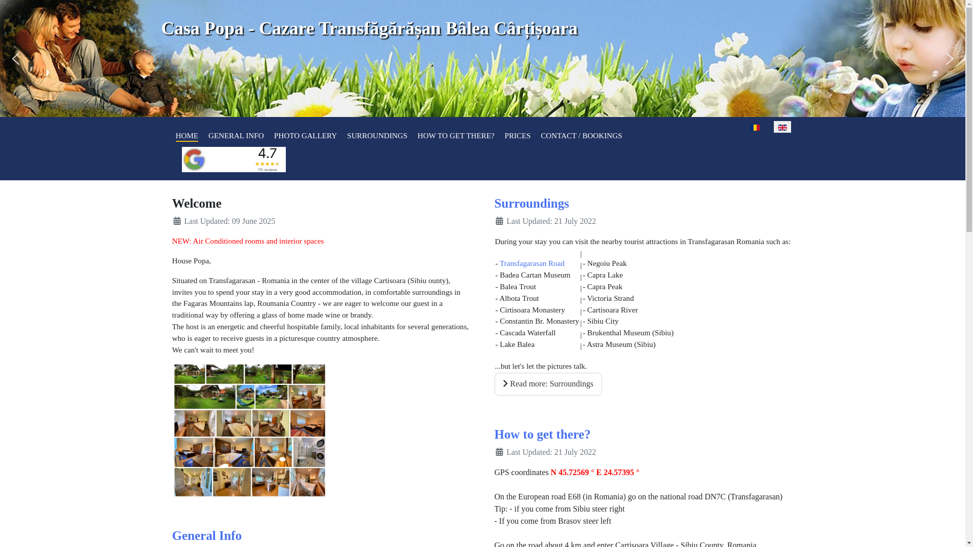 website screenshot of https://www.cazaretransfagarasan.ro/en/