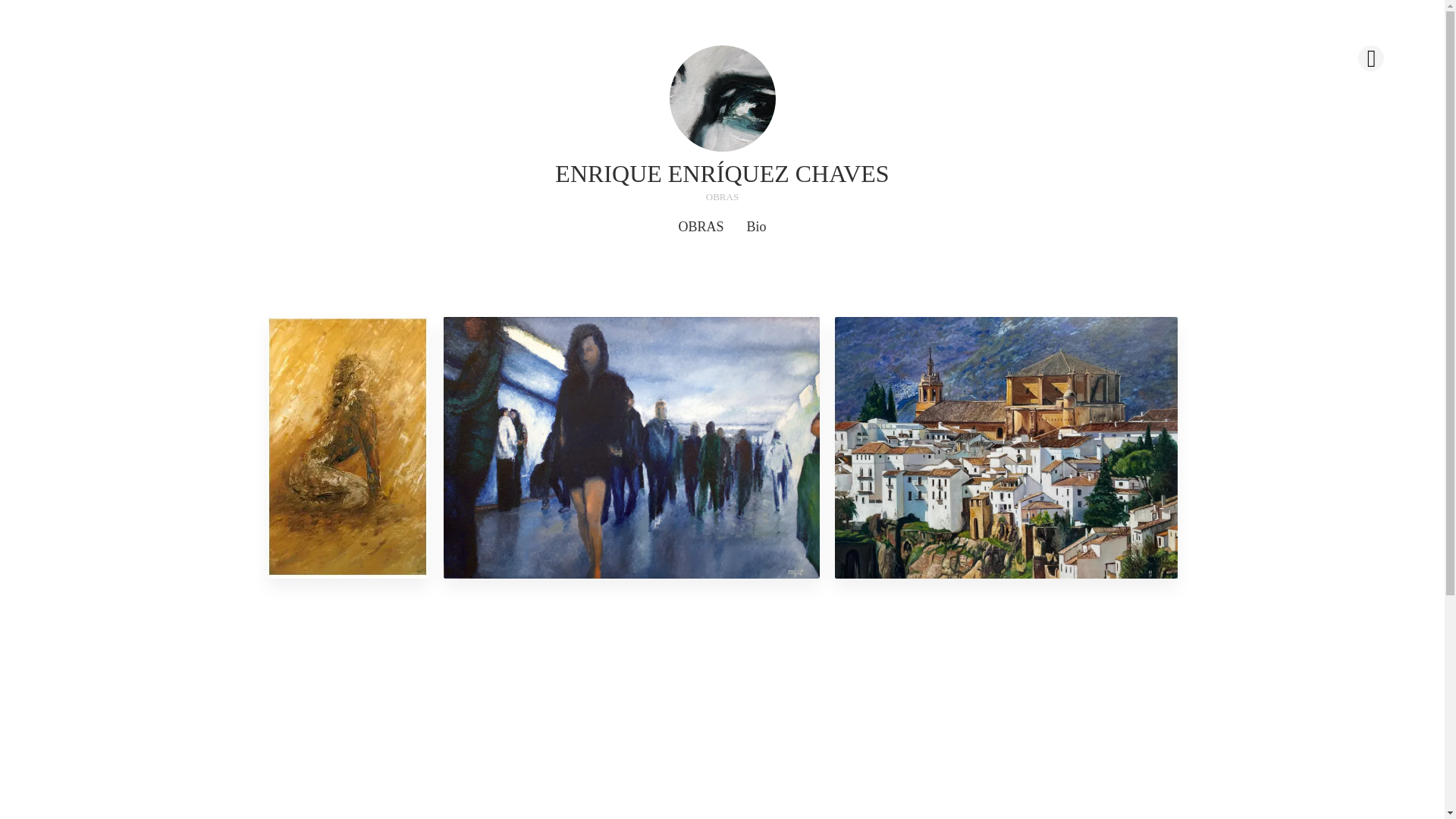 website screenshot of https://enriqueenriquezchaves.art/