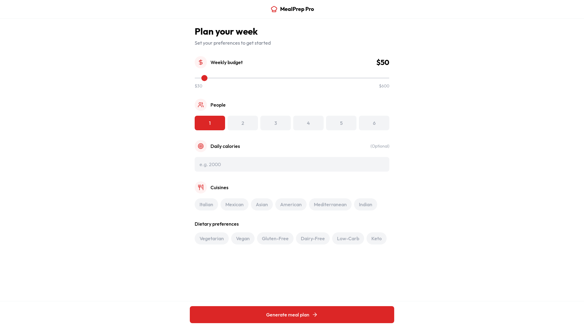 website screenshot of https://feastfulai.com/