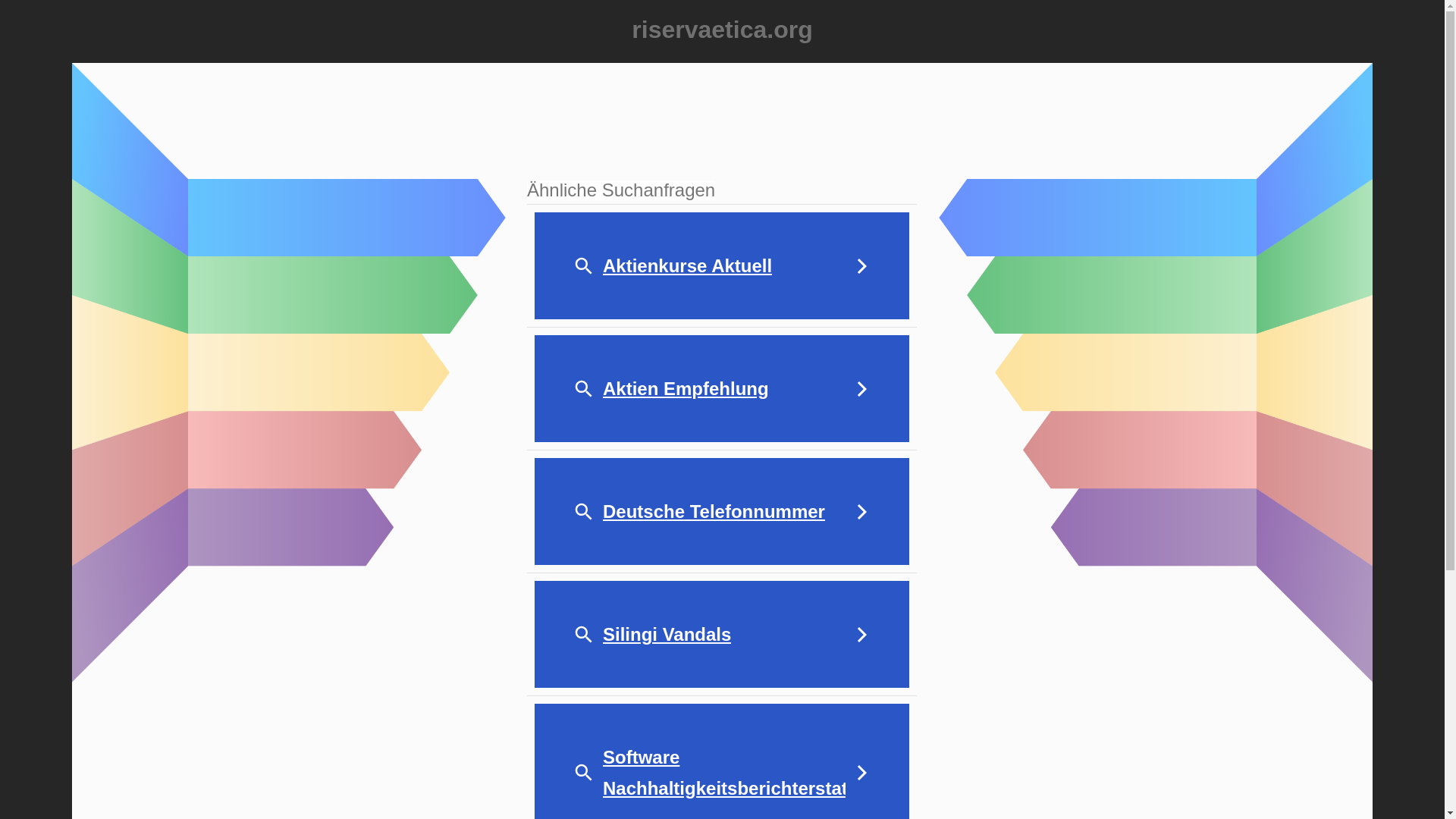 website screenshot of https://riservaetica.org/