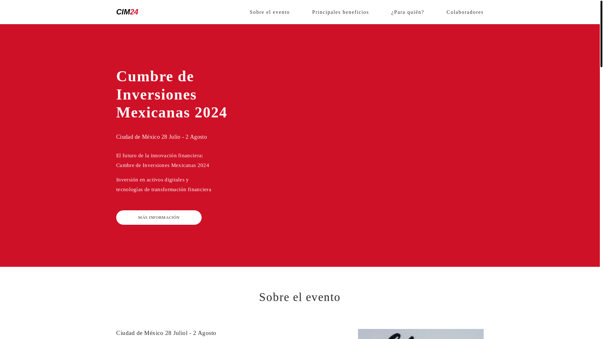 website screenshot of https://investidor-mx.com/