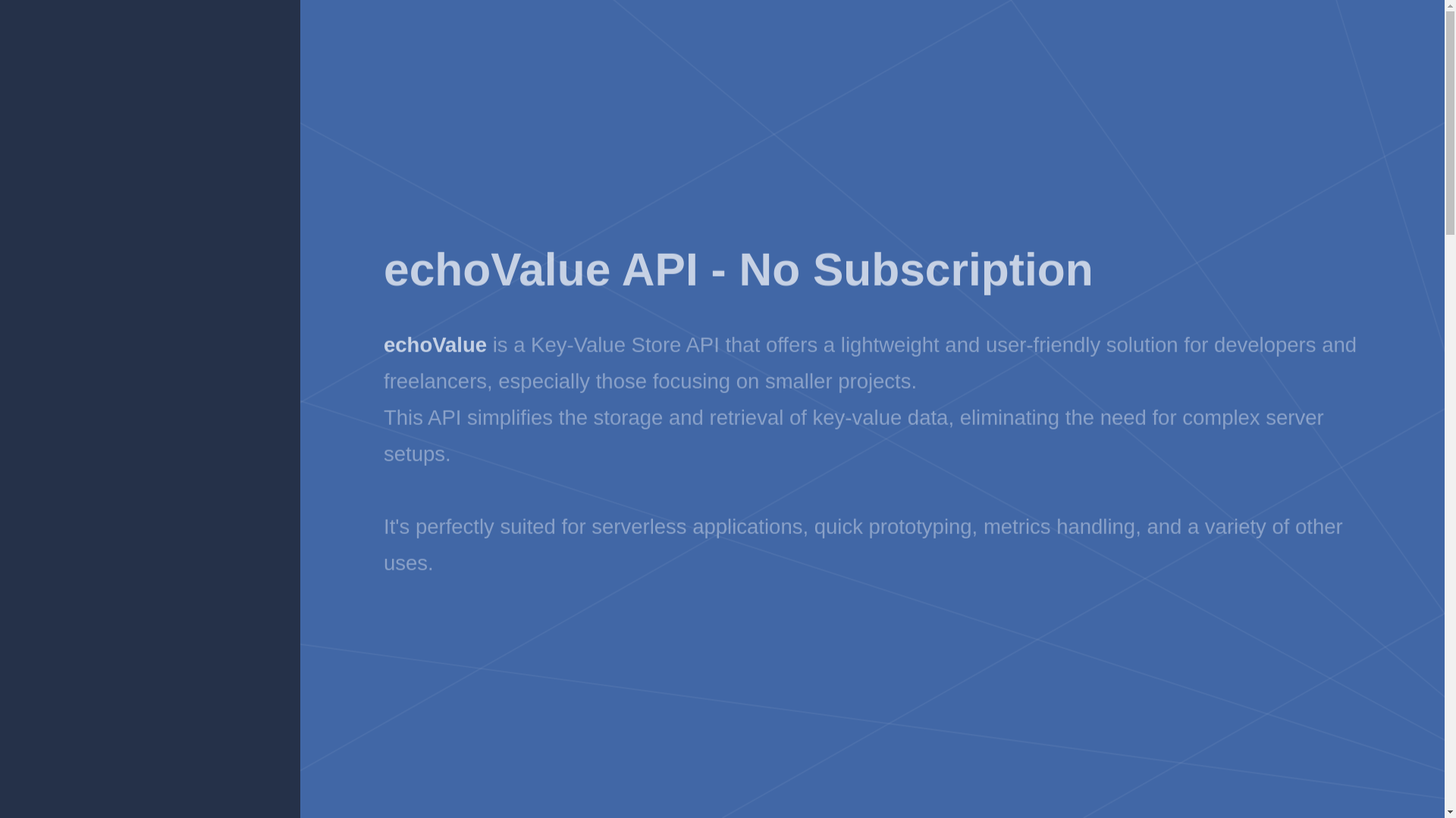 website screenshot of https://echovalue-landing.pages.dev/