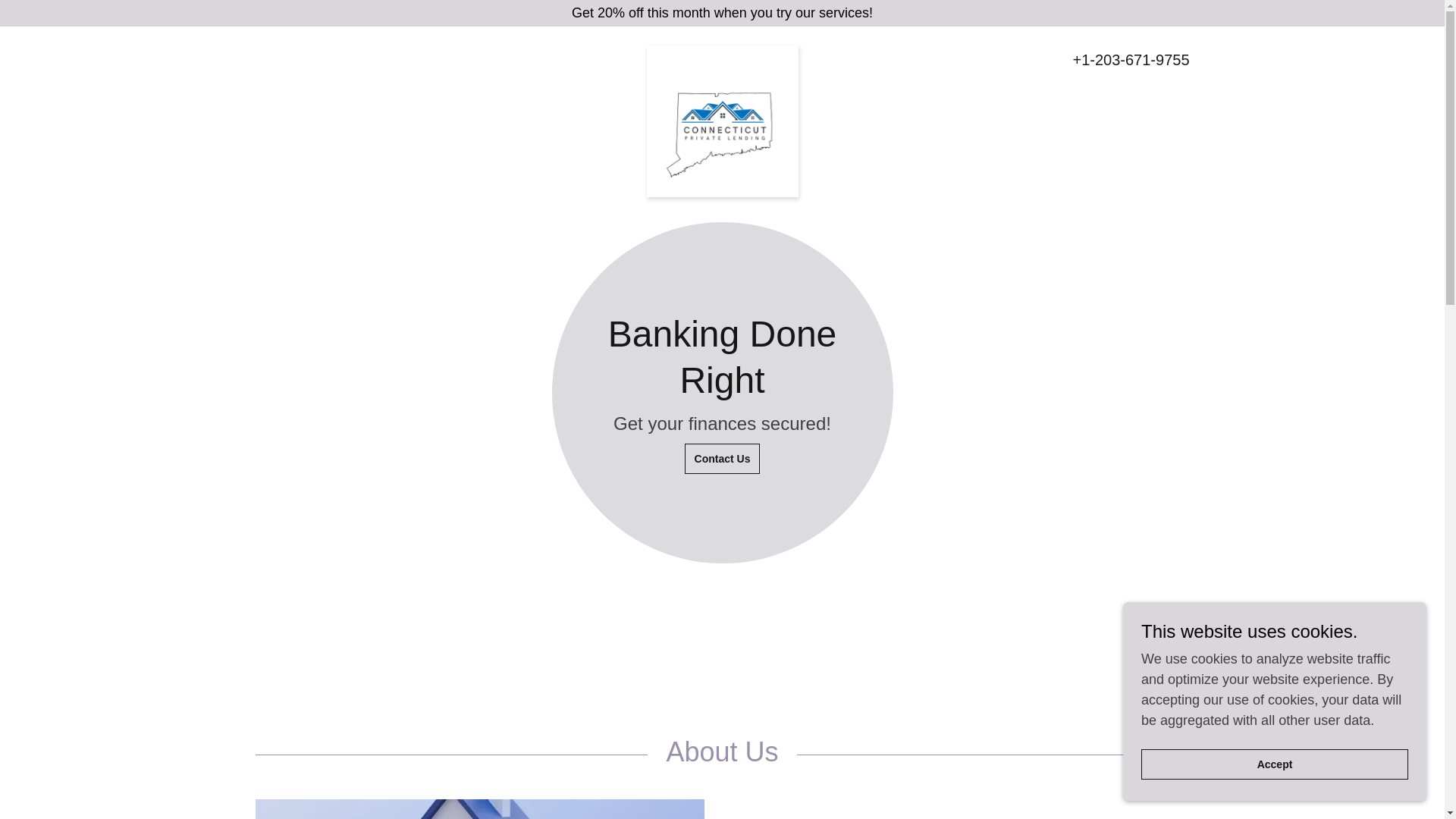 website screenshot of https://privatelendingct.com/