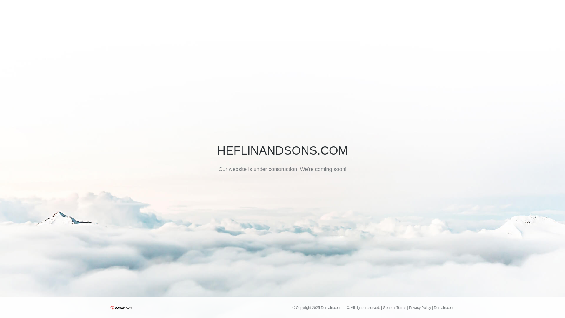 website screenshot of https://heflinandsons.com/
