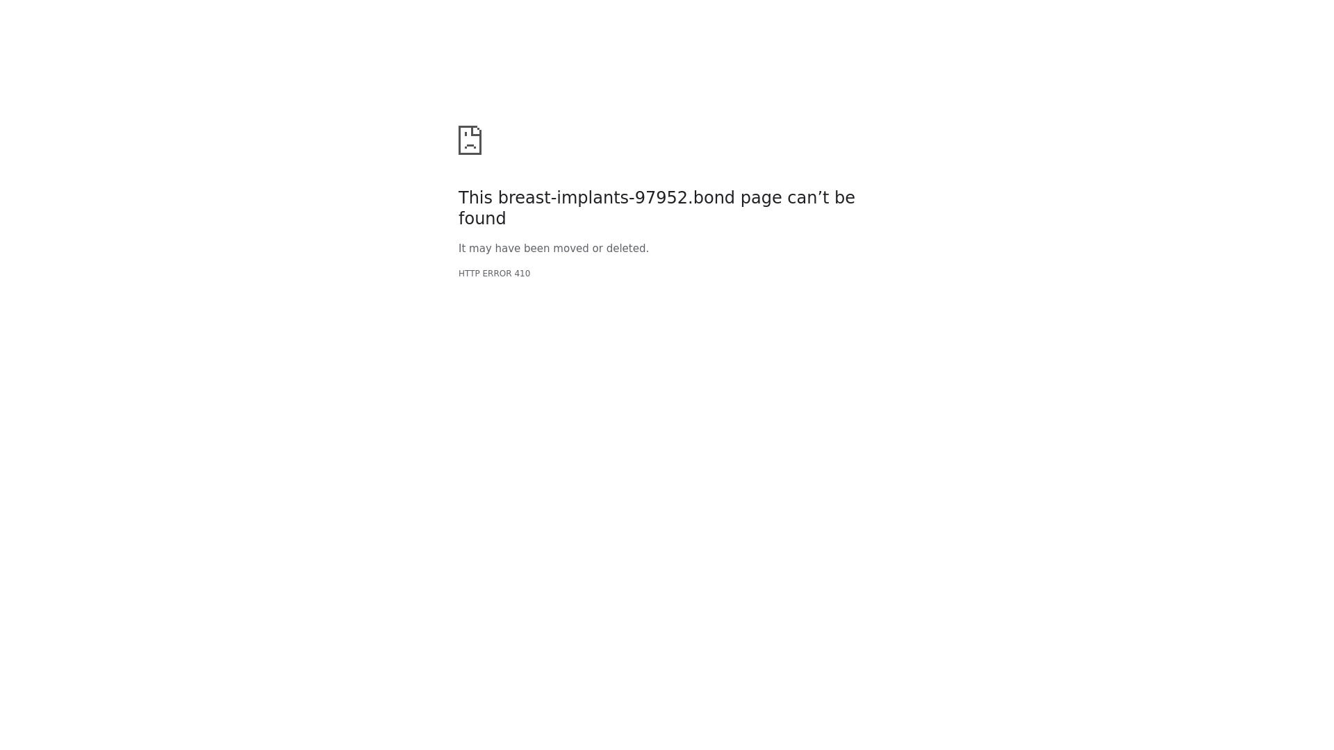 website screenshot of https://breast-implants-97952.bond/