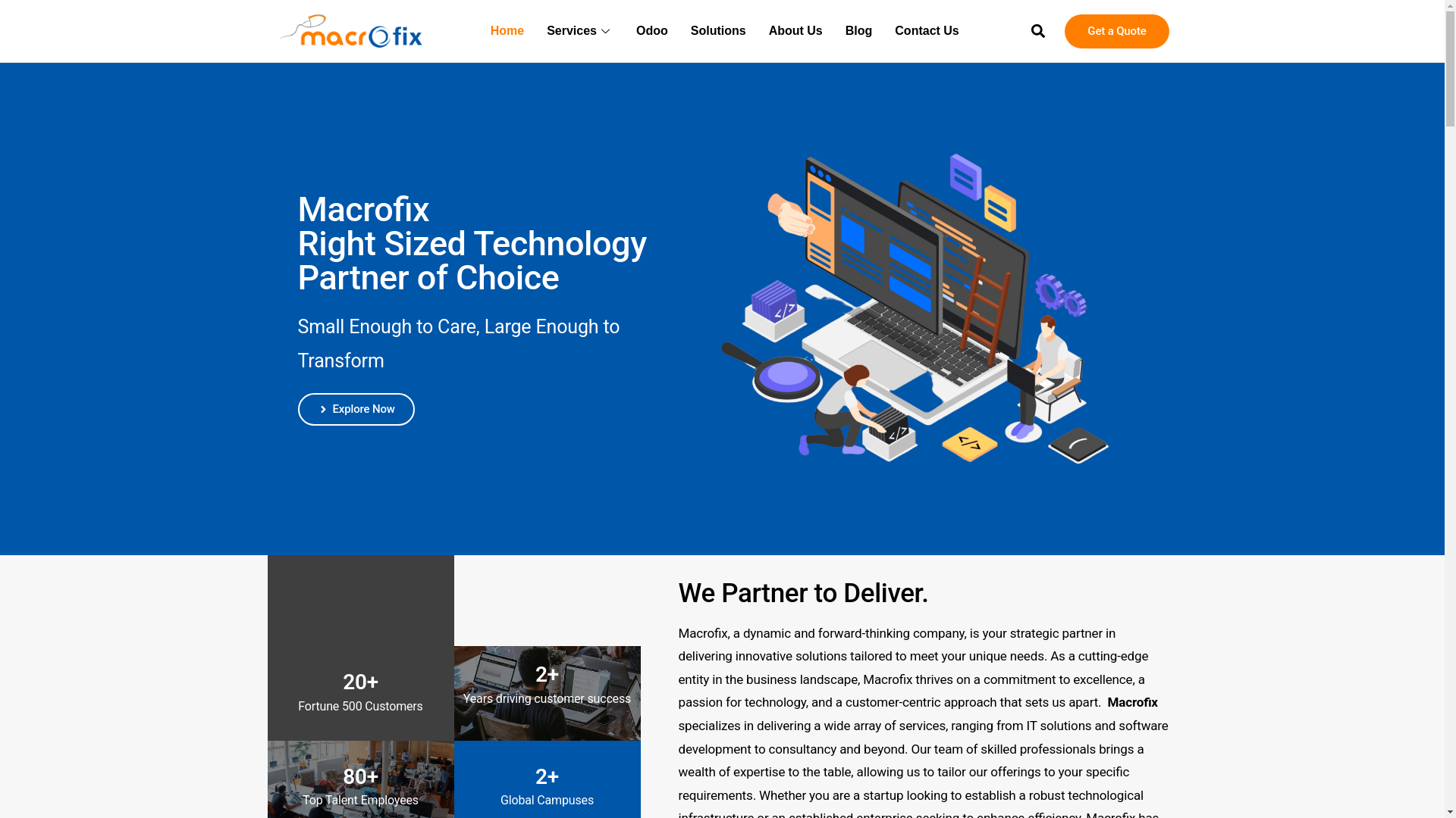 website screenshot of https://clickmacrofixsoft.com/