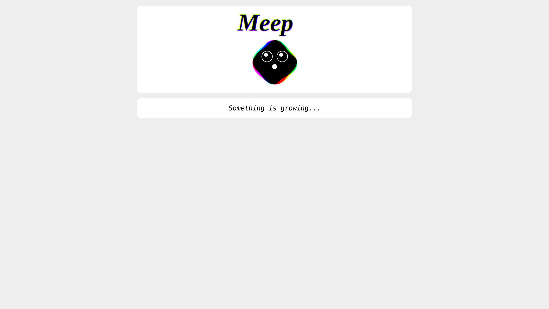 website screenshot of https://meep-lang.org/