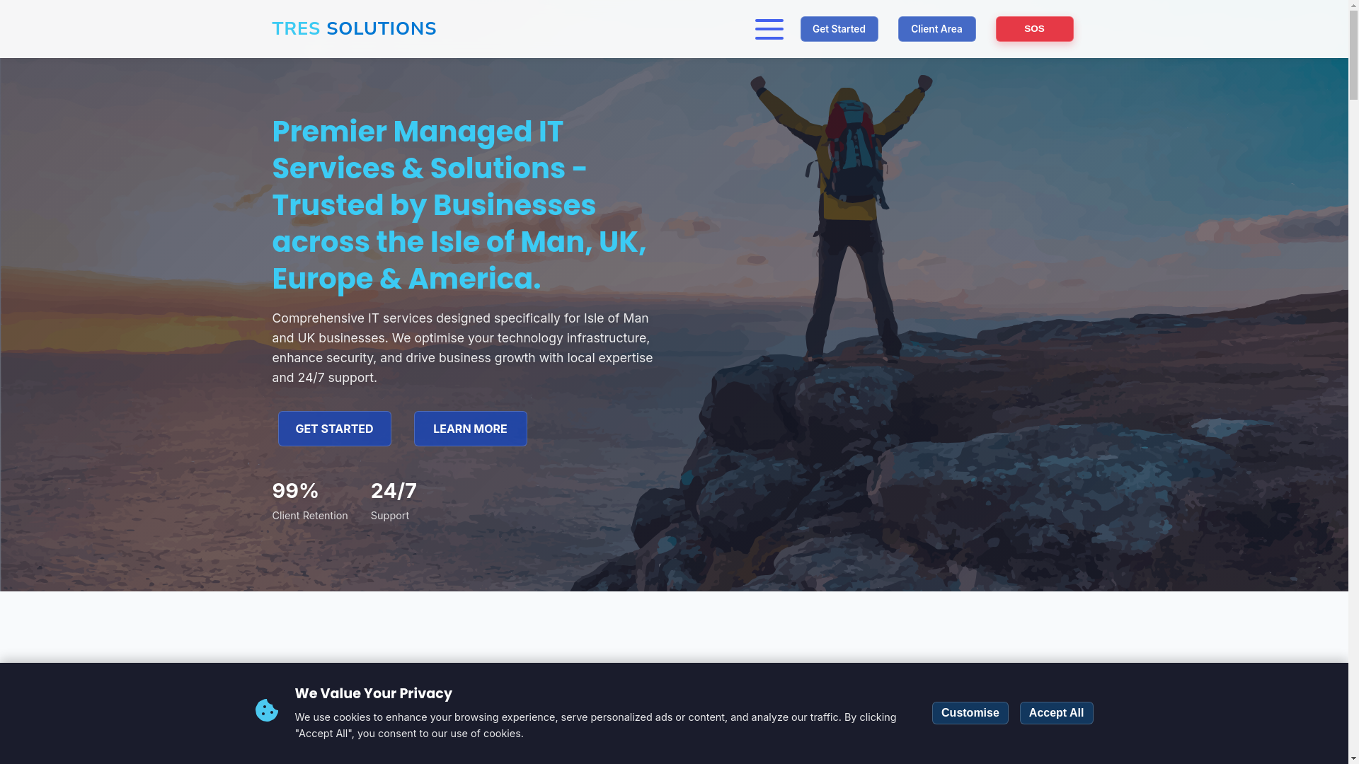 website screenshot of https://new-tres-nextjs.pages.dev/