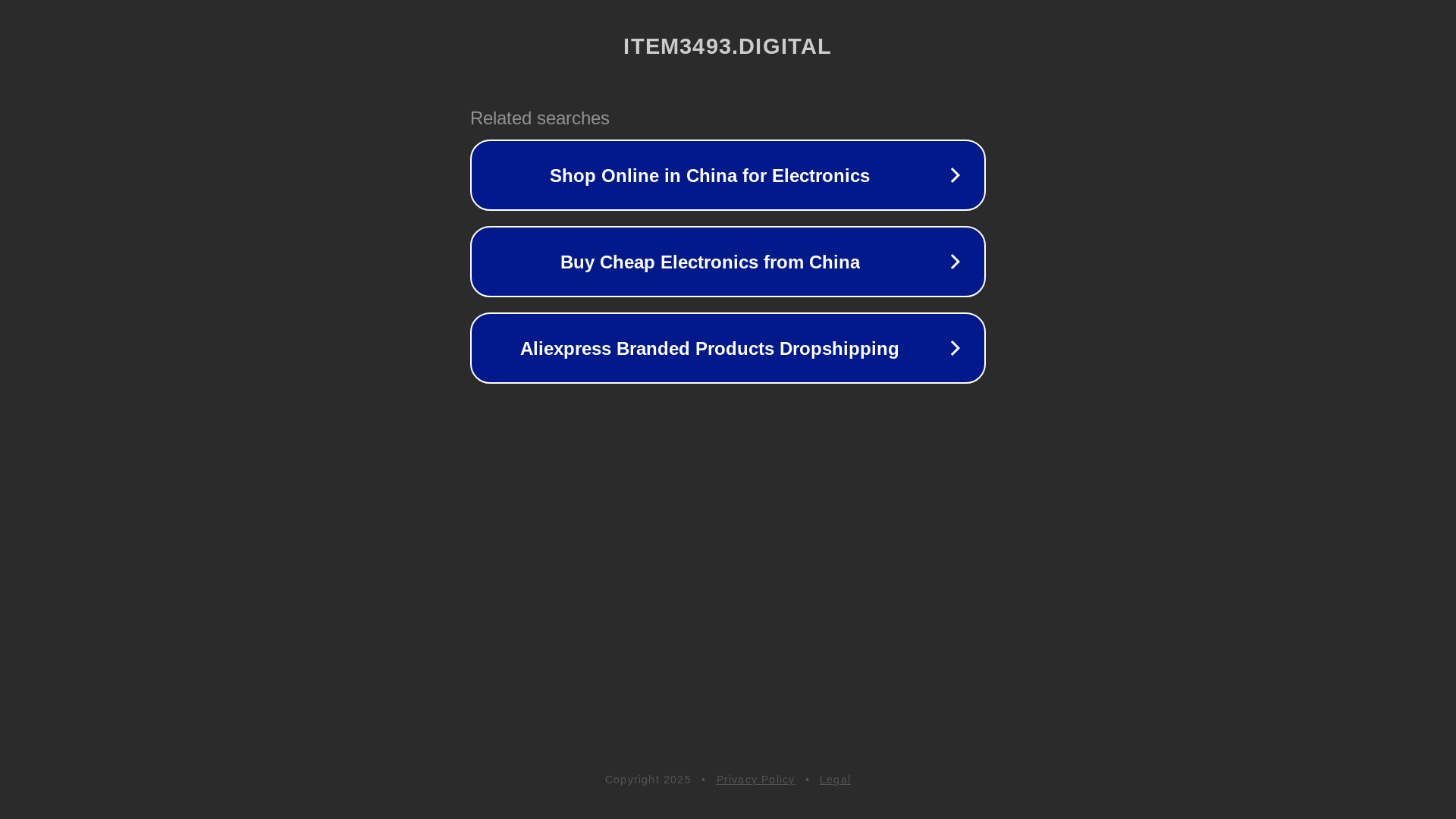 website screenshot of https://item3493.digital/