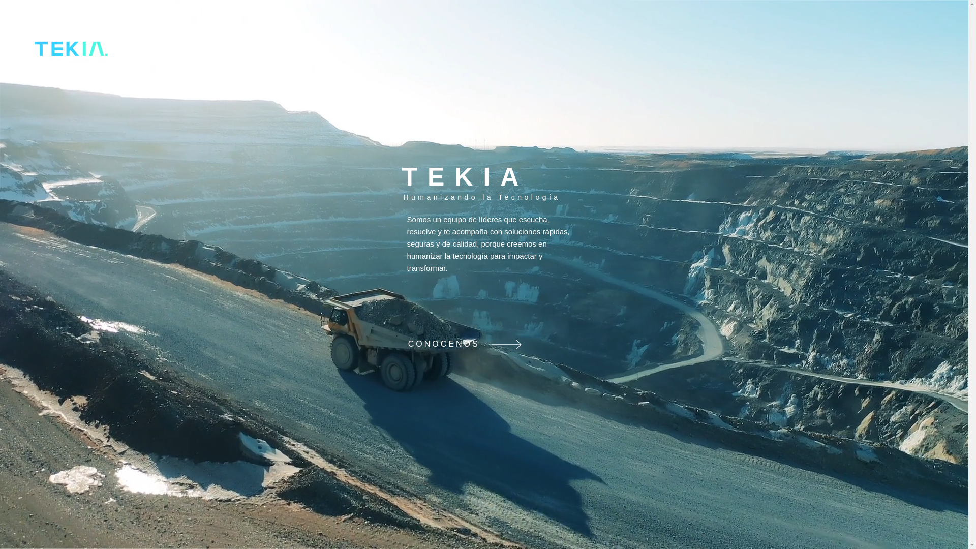 website screenshot of https://tekiachile.cl/