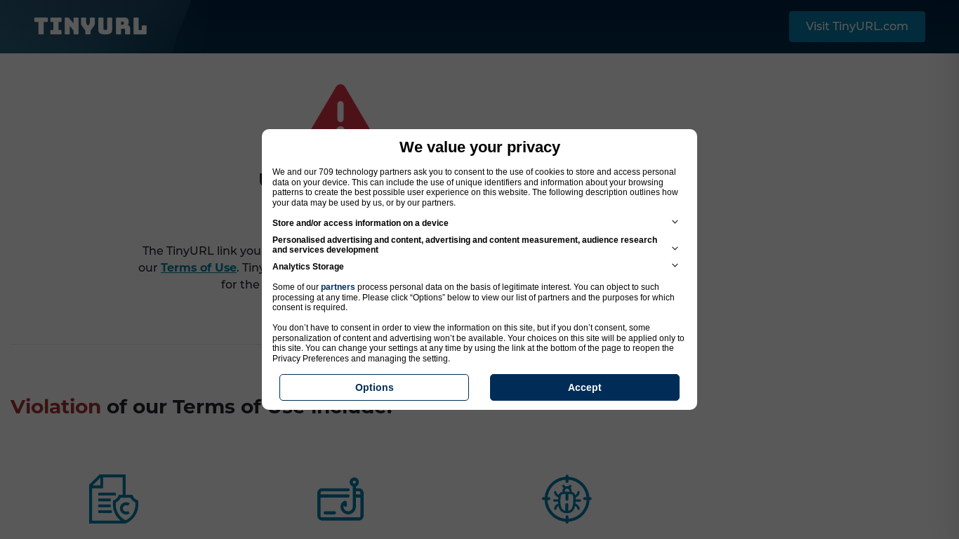 website screenshot of https://tinyurl.com/UNC-50GB-Data