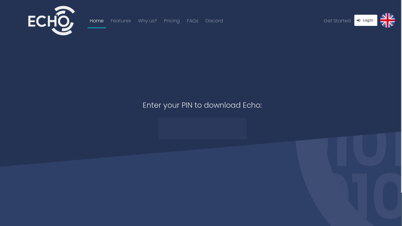 website screenshot of https://ddl.echo.ac/E6710D-Z3F4MTJo
