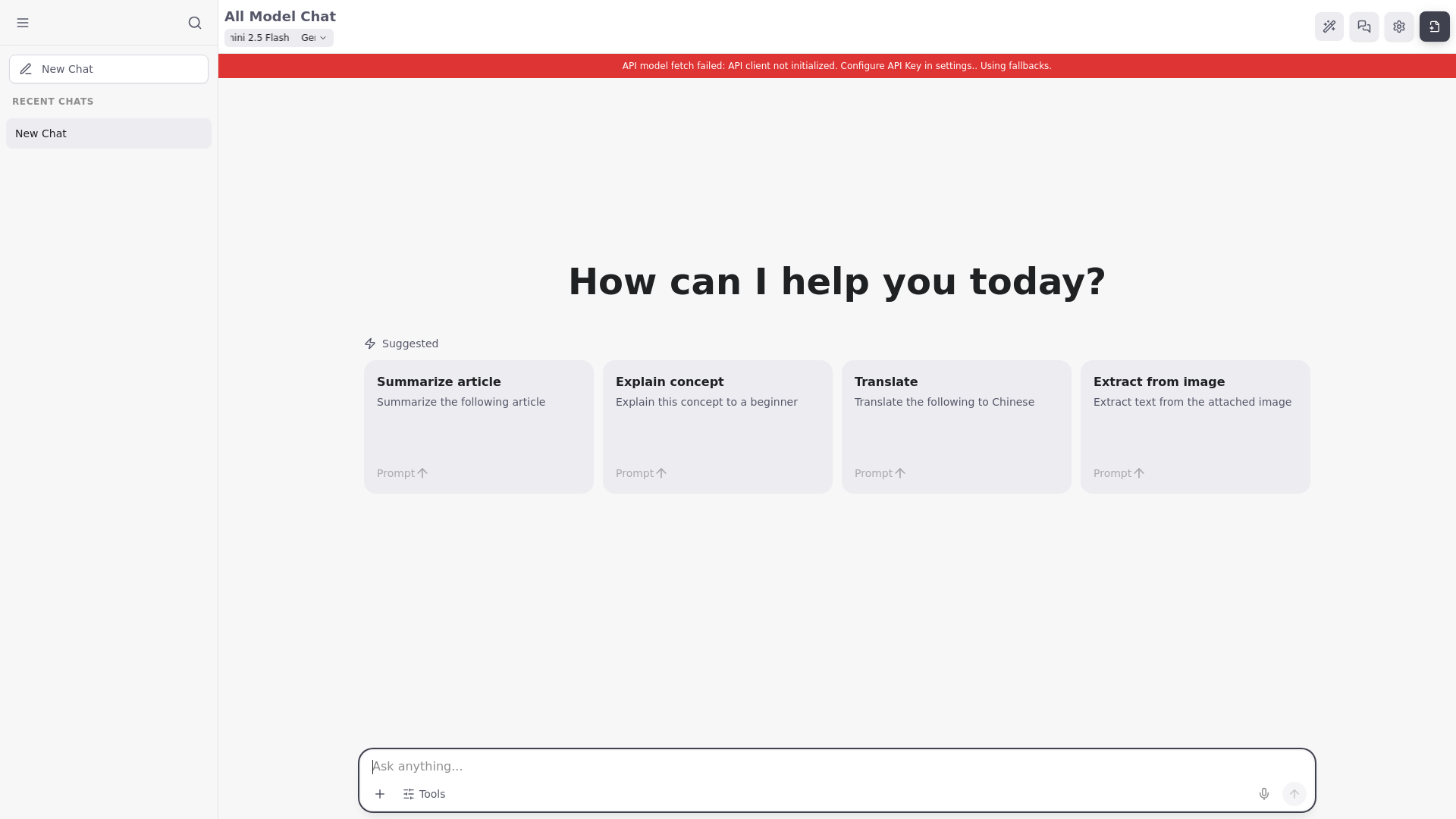 website screenshot of https://modelchat.pages.dev/