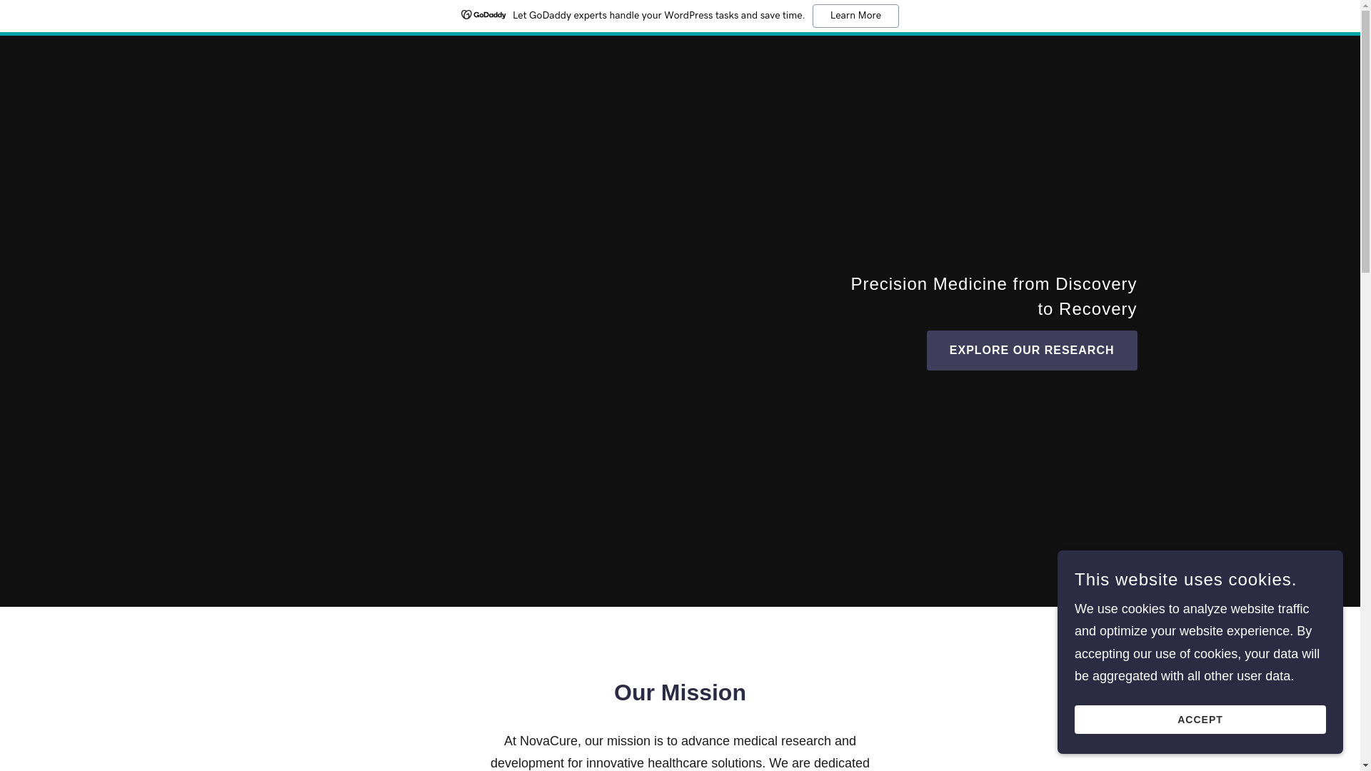 website screenshot of https://novacurehealth.com/