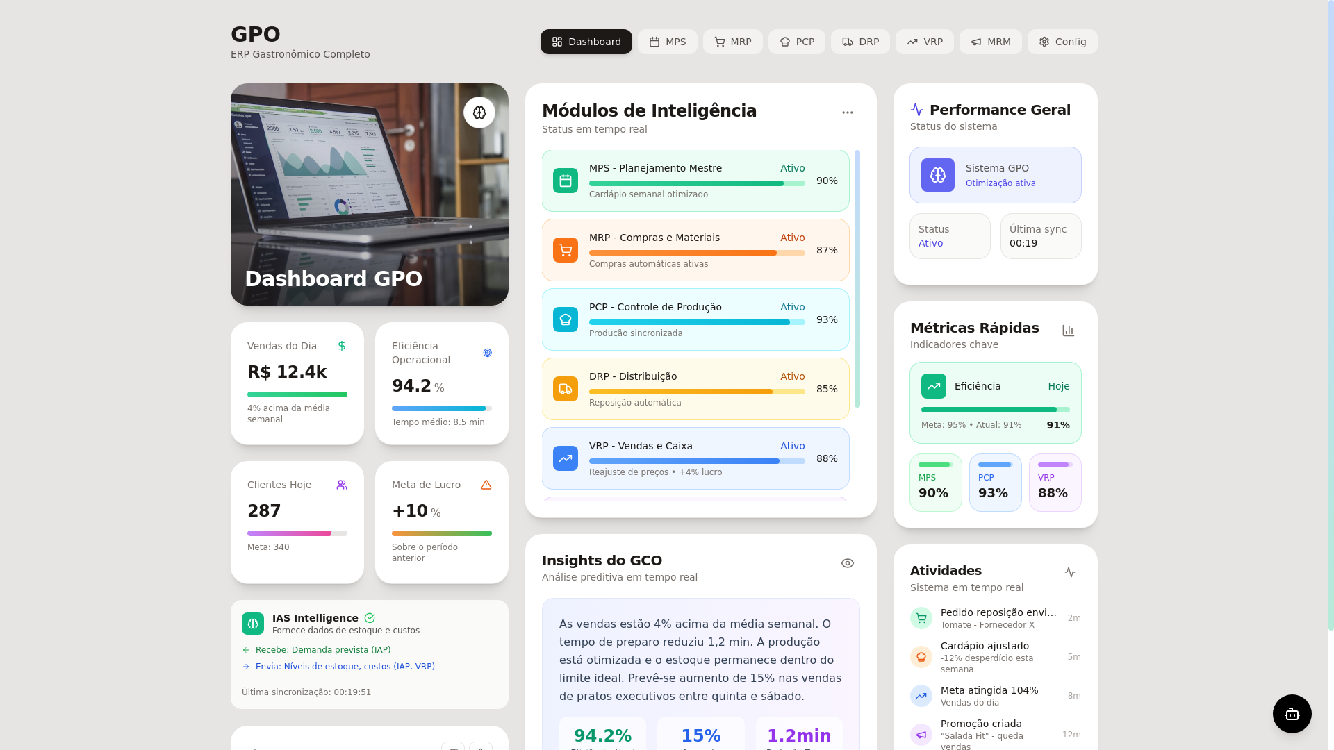 website screenshot of https://gposync.com.br/