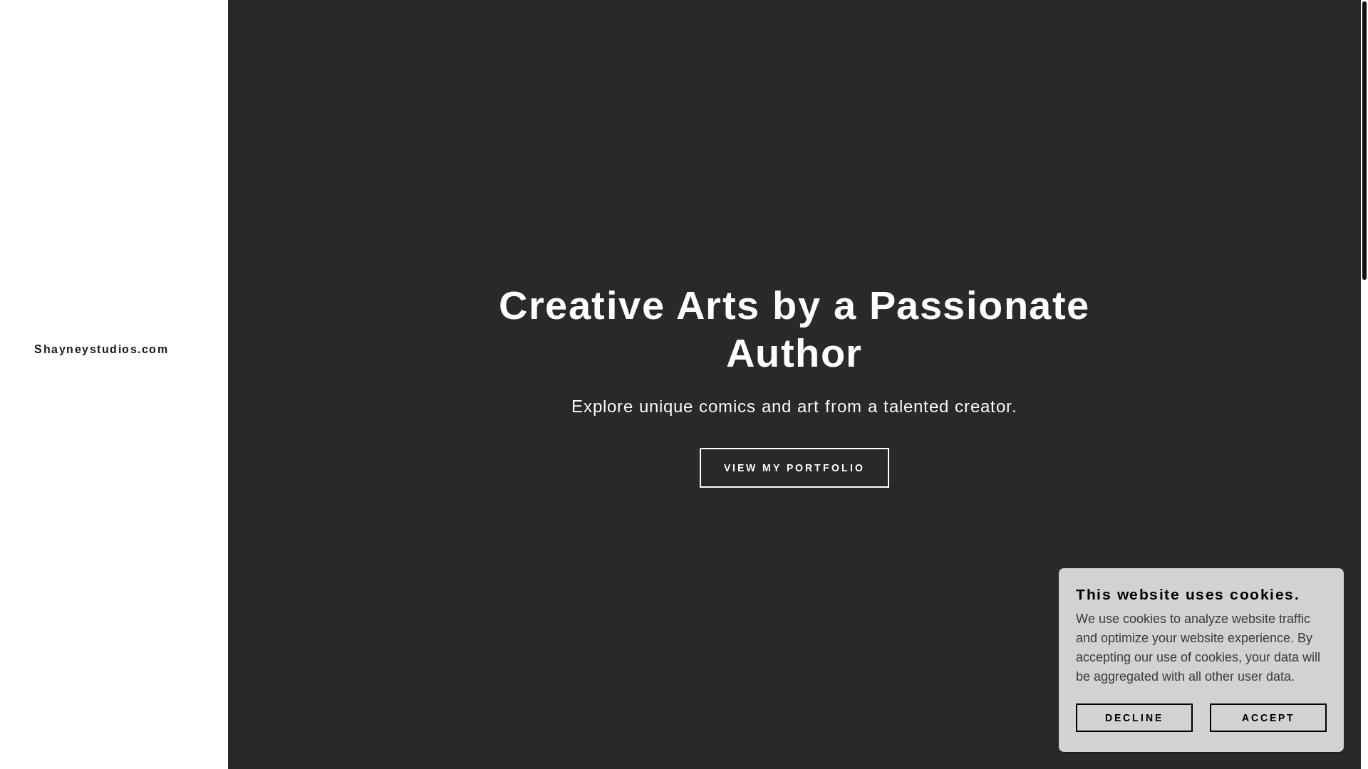 website screenshot of https://shaneanne.com/