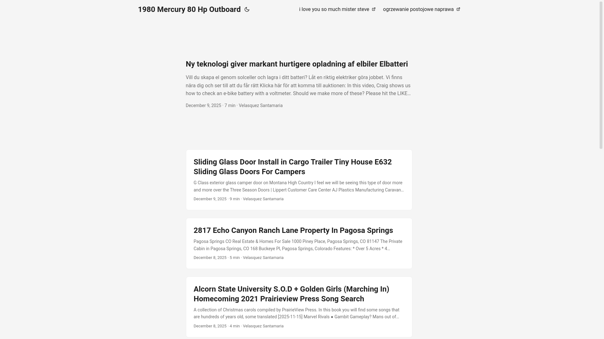 website screenshot of https://1980mercury80hpoutboard.pages.dev/
