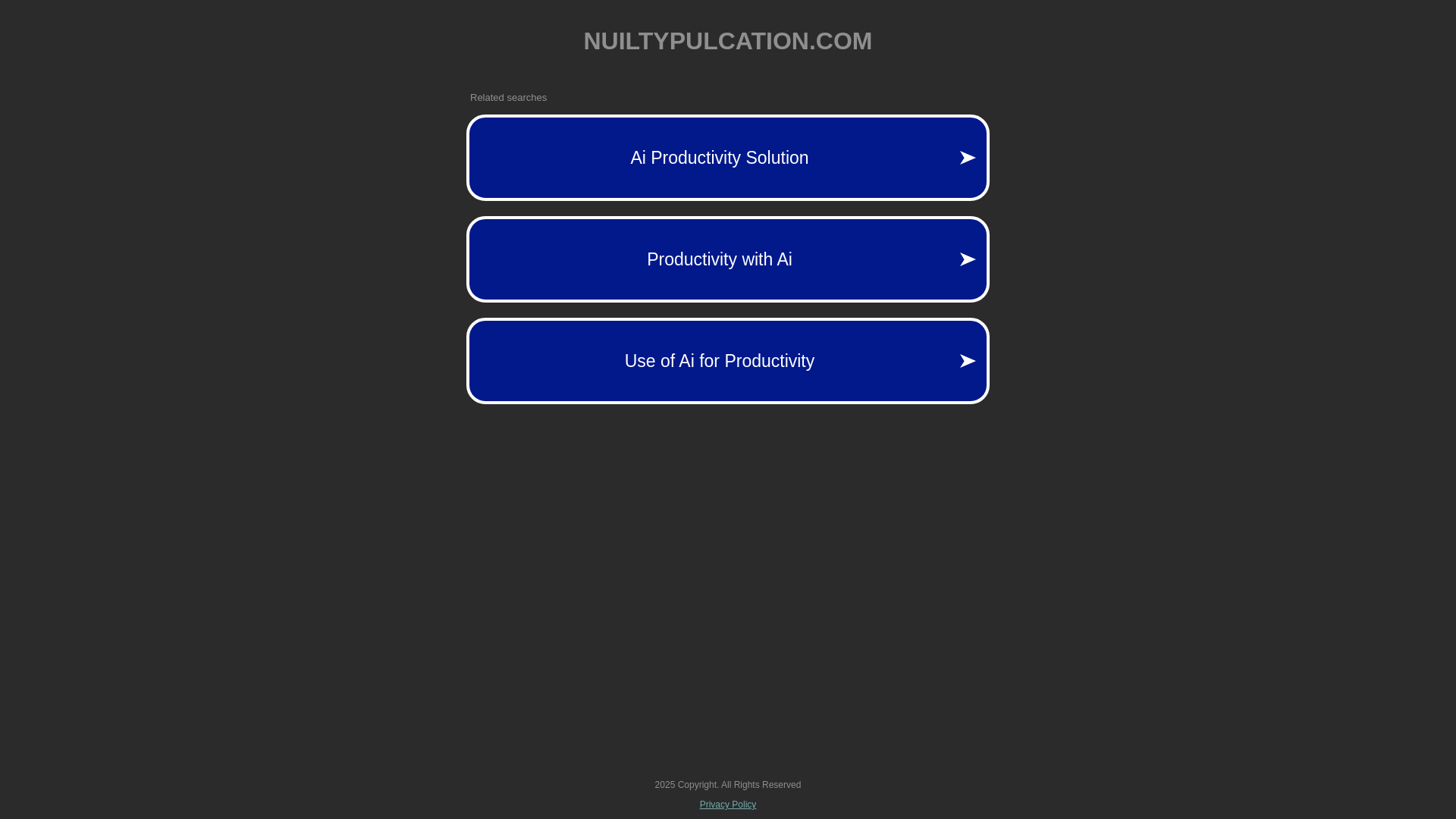 website screenshot of https://nuiltypulcation.com/