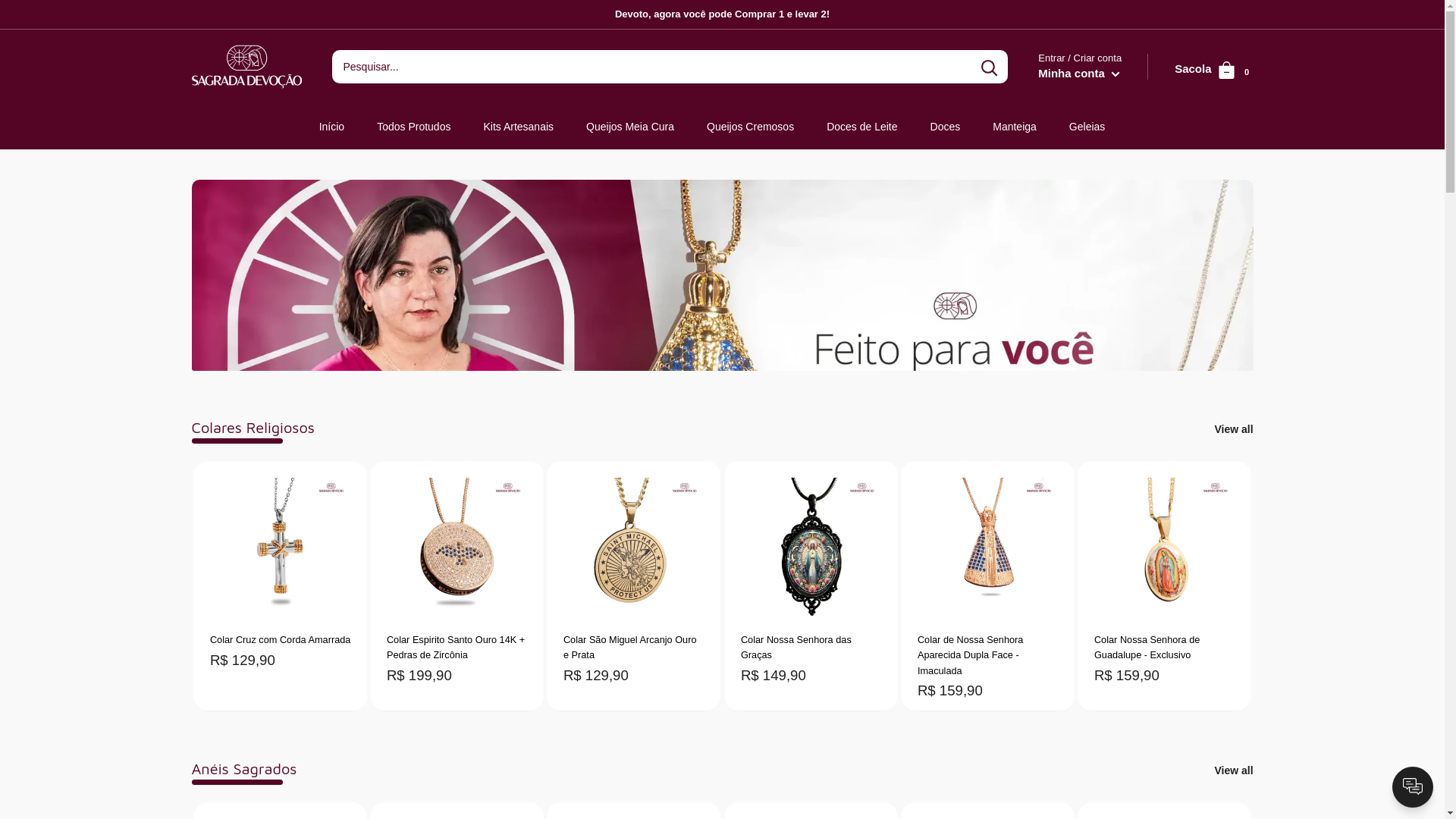 website screenshot of https://sagrada-devocao.site/