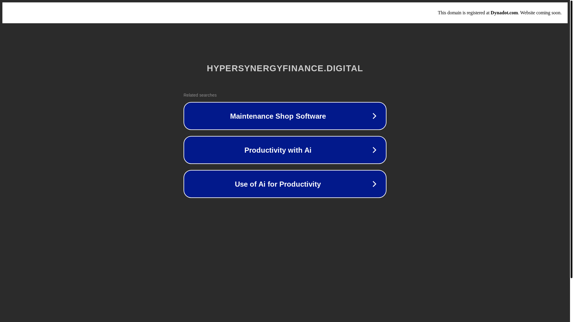 website screenshot of https://hypersynergyfinance.digital/