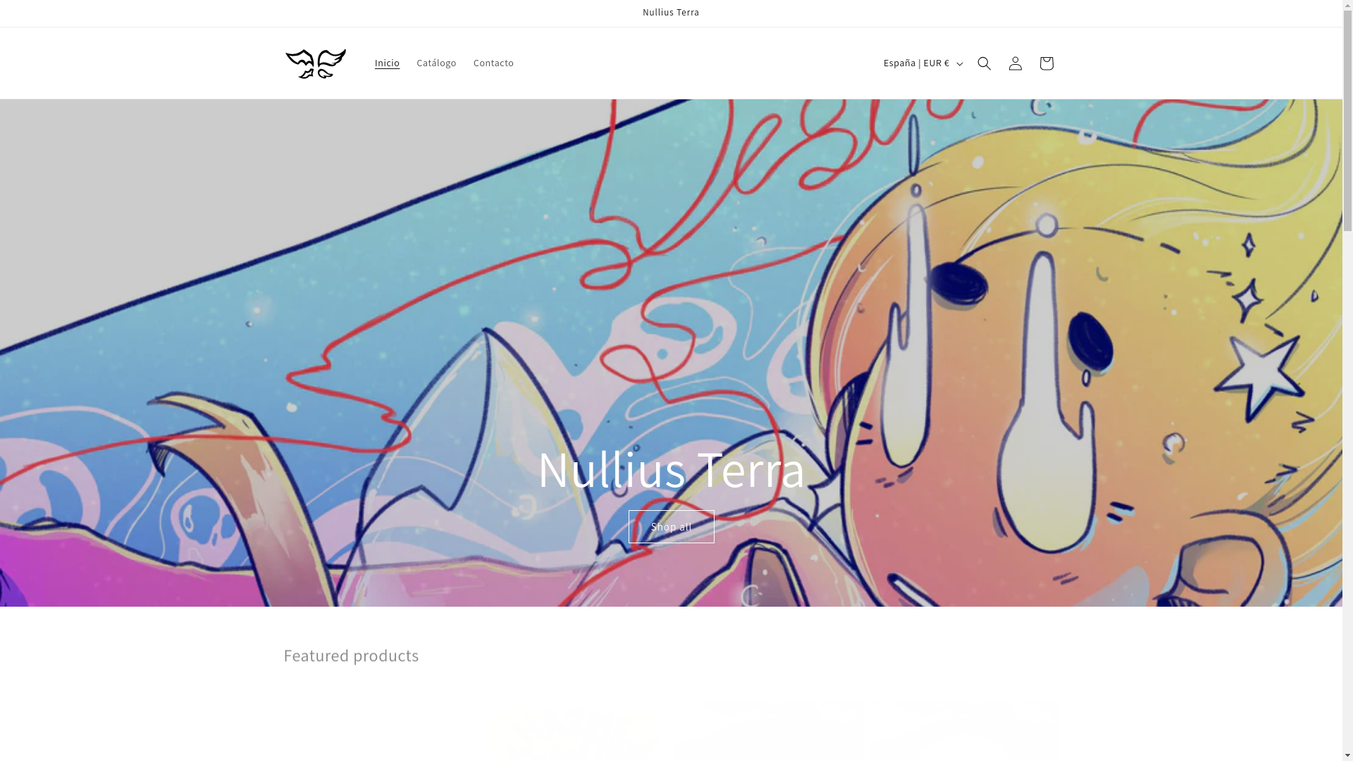 website screenshot of https://nulliusterra.com/