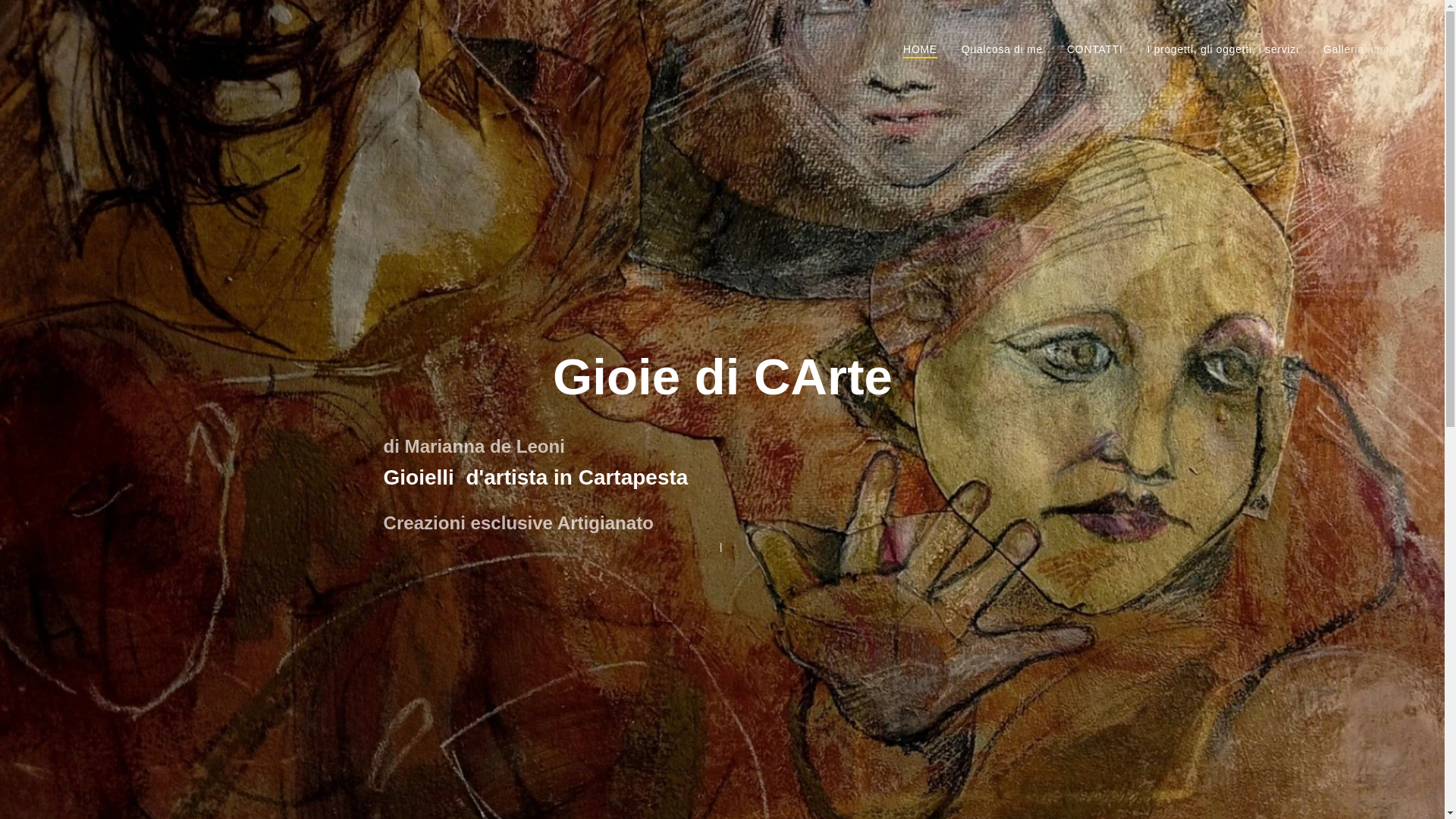 website screenshot of https://gioiedicarte.it/