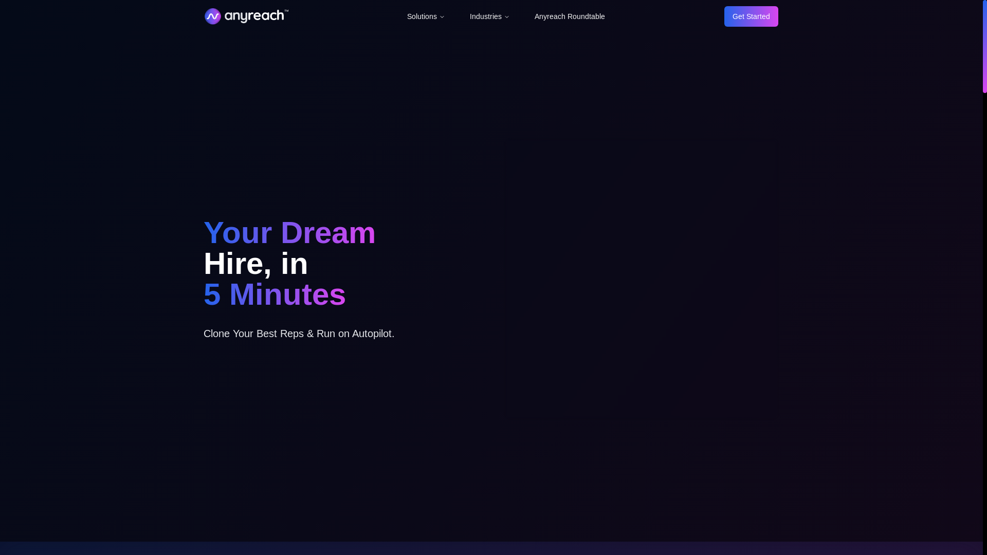 website screenshot of https://url.uk.m.mimecastprotect.com/s/BSSQCzXNLIRwWvjS4fDi9_IgY?domain=anyreach.ai