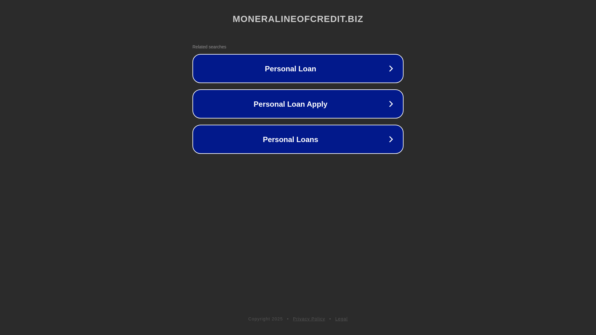 website screenshot of https://moneralineofcredit.biz/