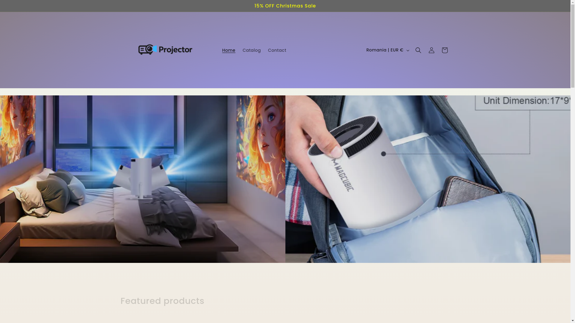 website screenshot of https://magprojector.shop/