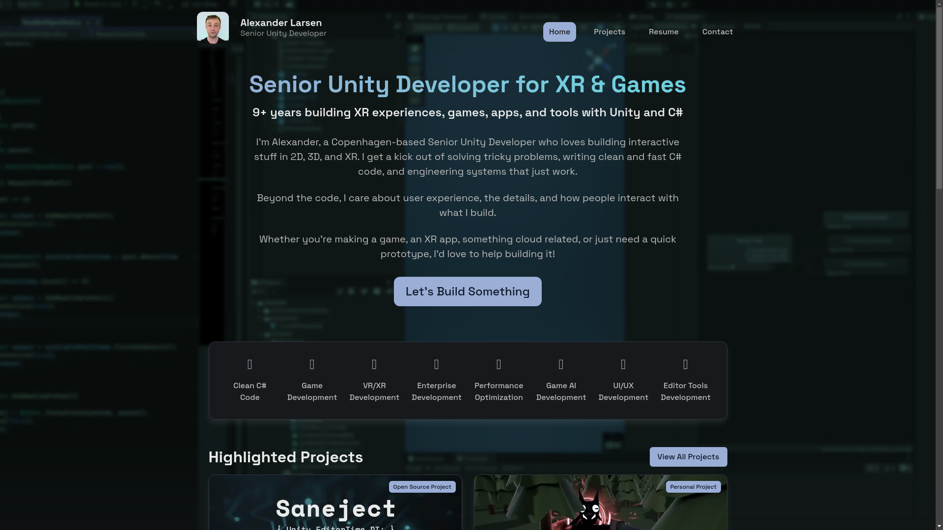 website screenshot of https://alexanderlarsen-com.pages.dev/