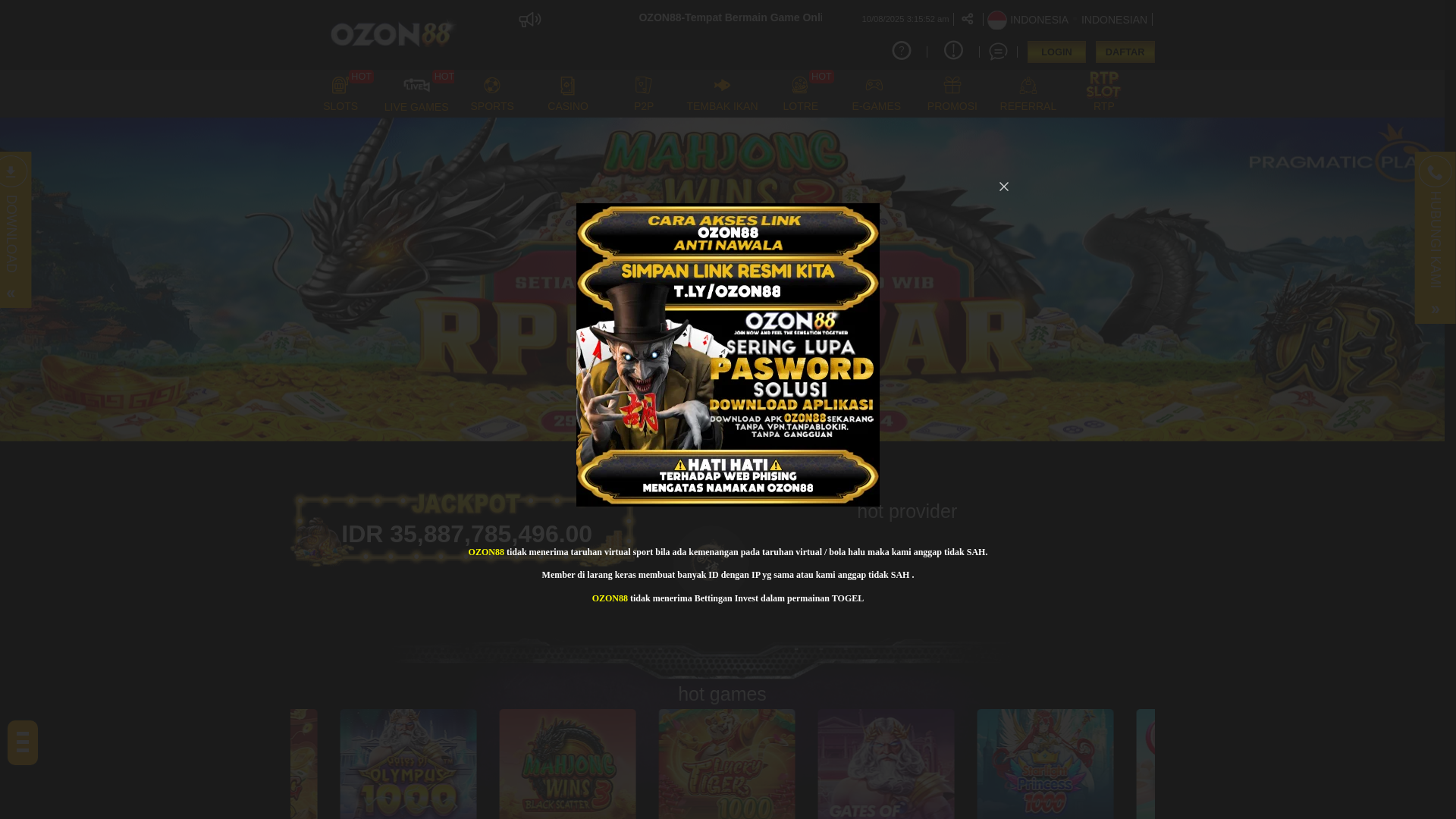 website screenshot of https://haioz88.online/