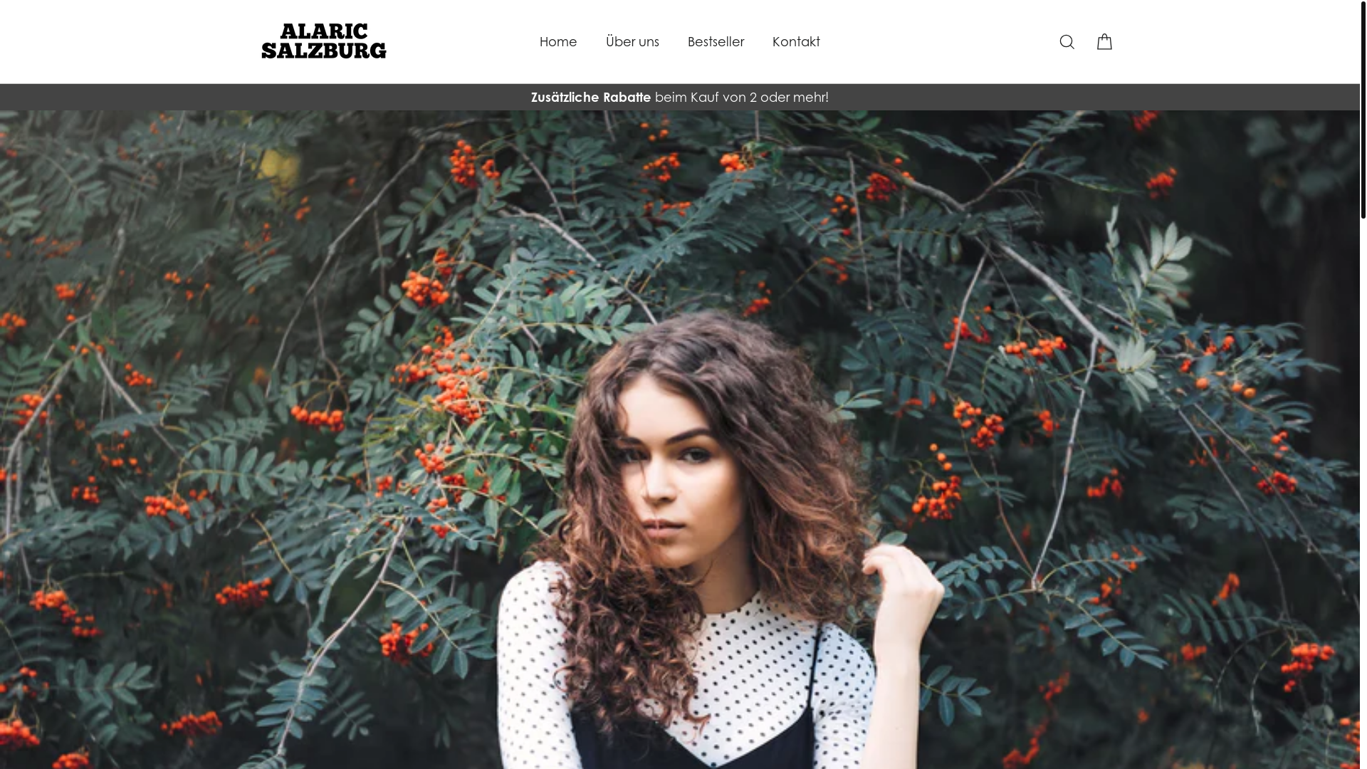 website screenshot of https://alaricsalzburg.com/