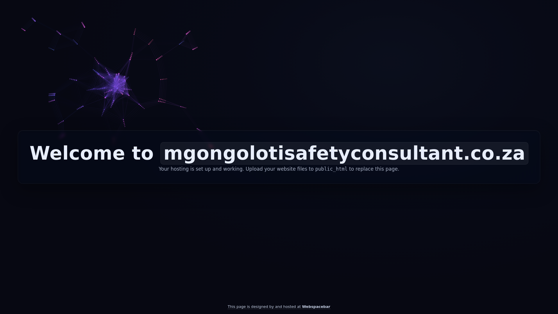 website screenshot of https://mgongolotisafetyconsultant.co.za/
