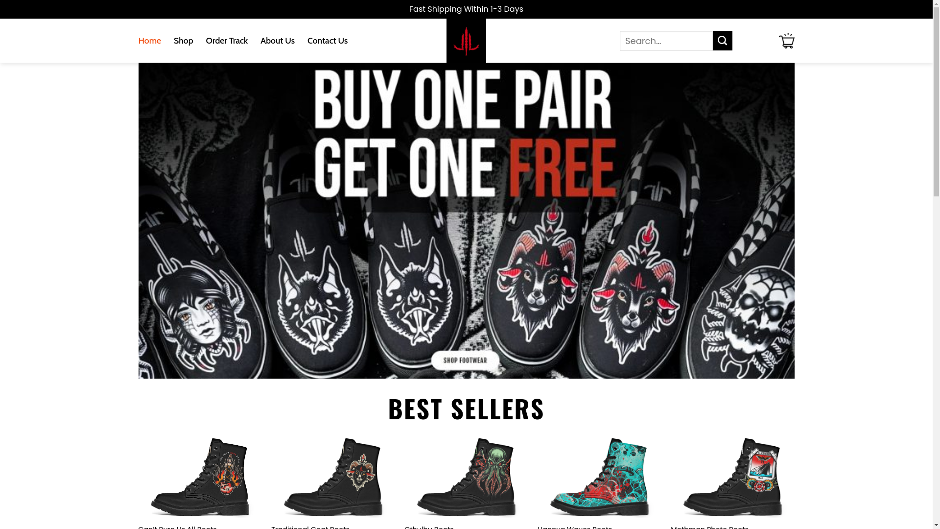 website screenshot of https://thelastlightapparel.shop/