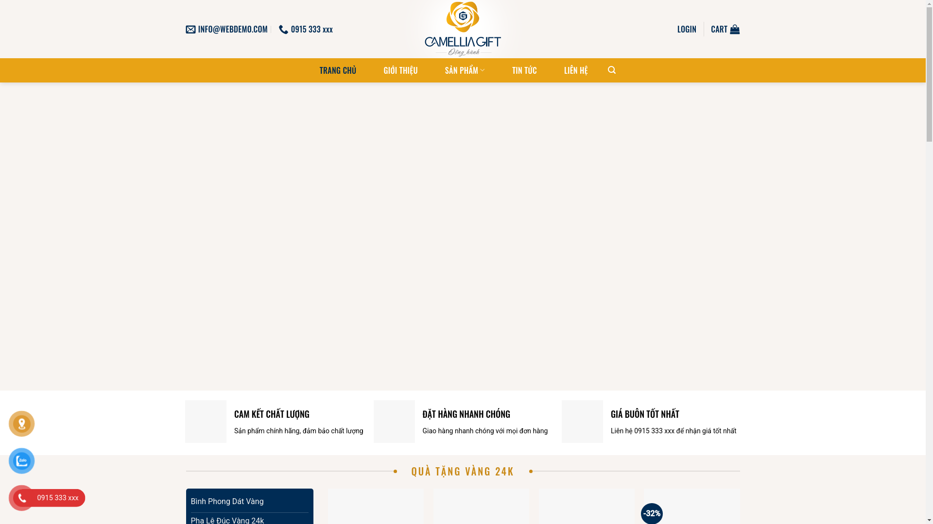 website screenshot of https://quatangytl.com/