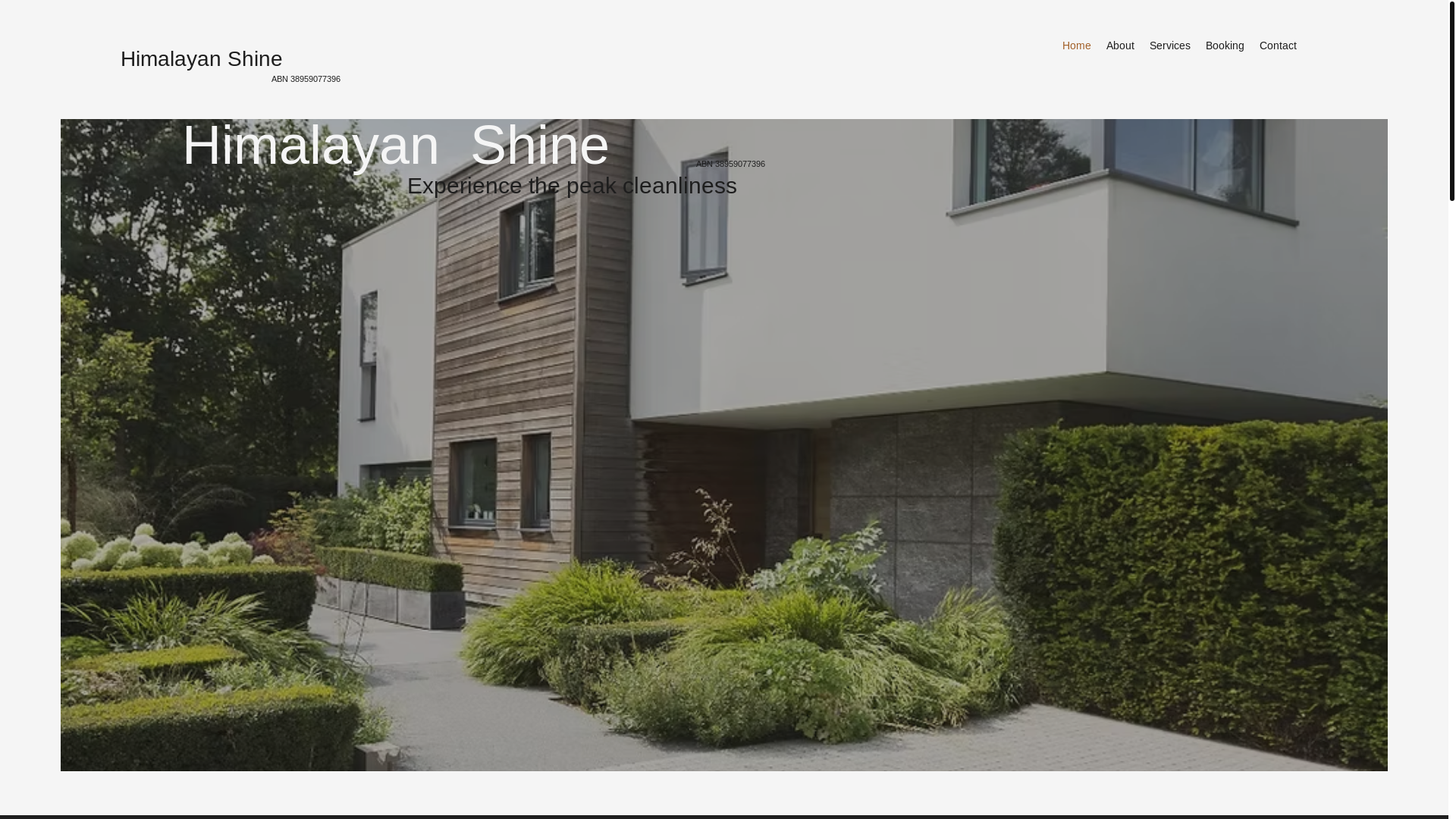 website screenshot of https://himalayanshine.com.au/