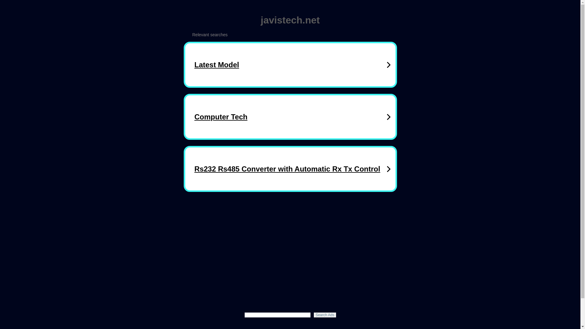 website screenshot of https://javistech.net/
