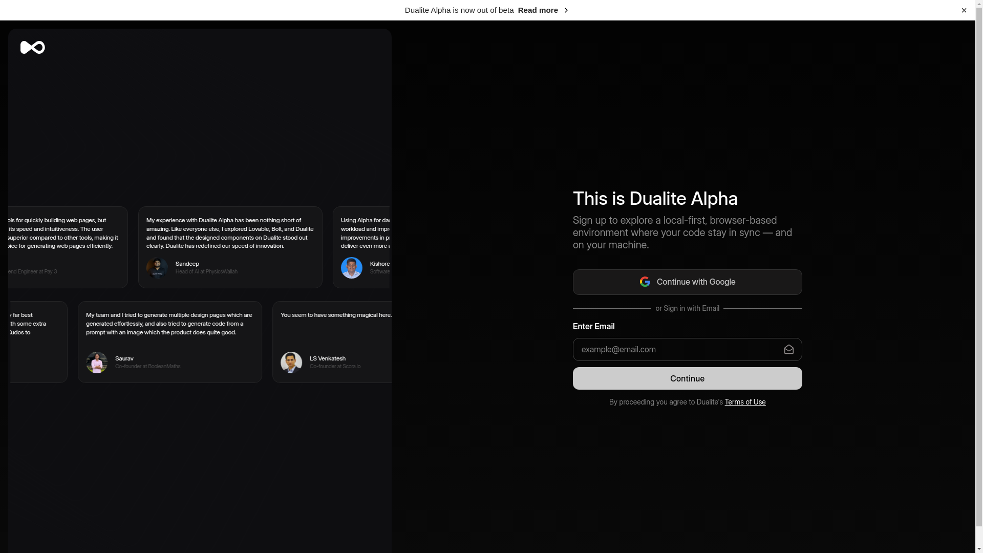 website screenshot of https://alpha-v1-dualite.pages.dev/