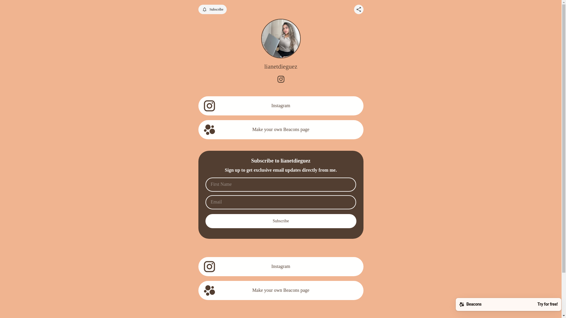 website screenshot of https://lianetdieguez.com/