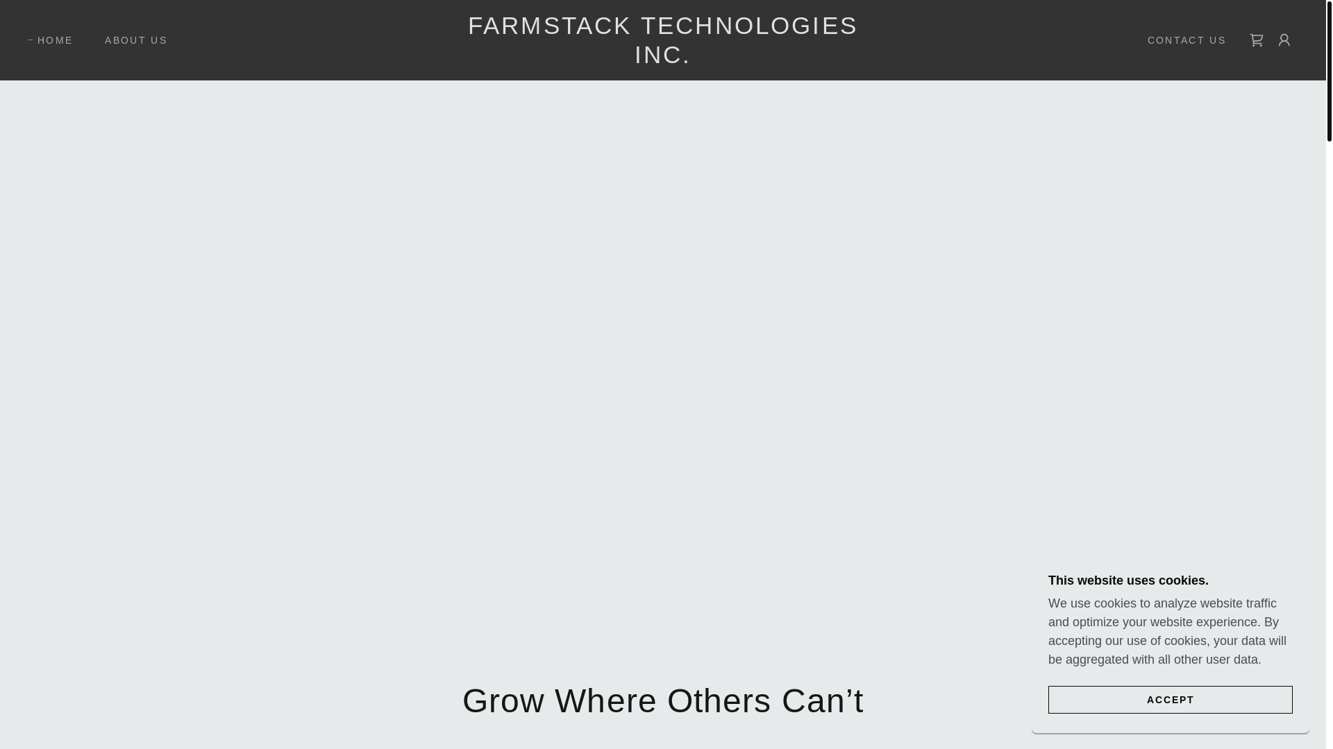 website screenshot of https://farm-stack.com/
