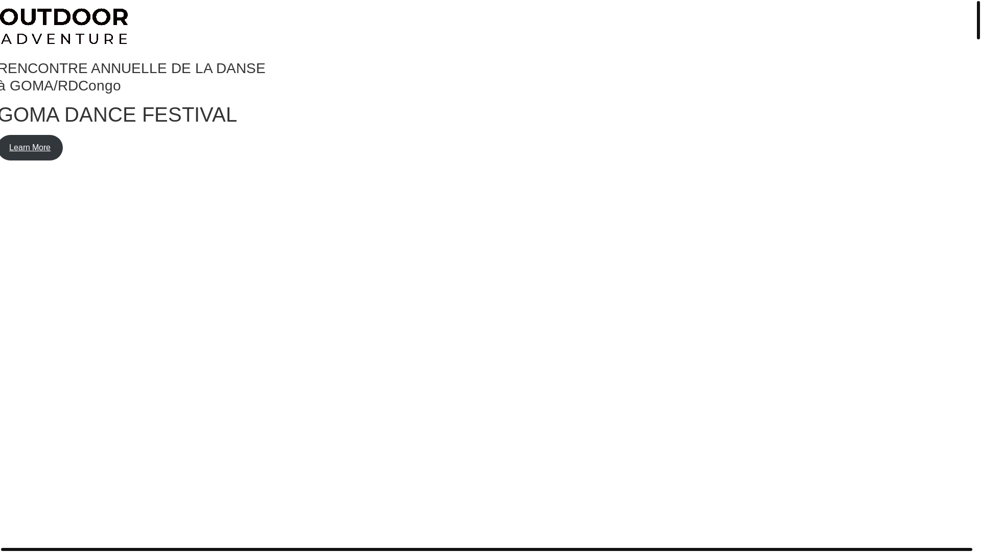 website screenshot of https://gomadancefestival.com/