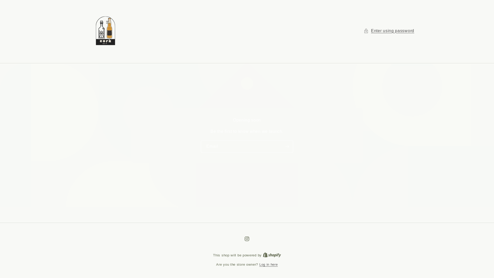 website screenshot of https://corkkey.us/